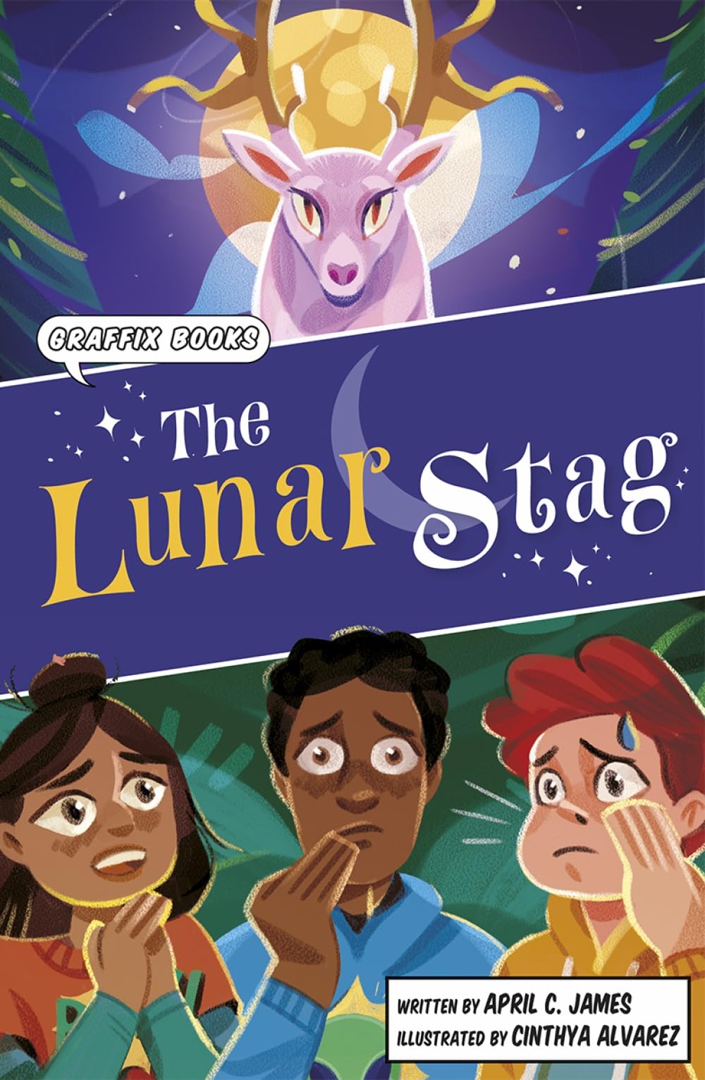 The Lunar Stag: Graphic Reluctant Reader by April C. James PAPERBACK