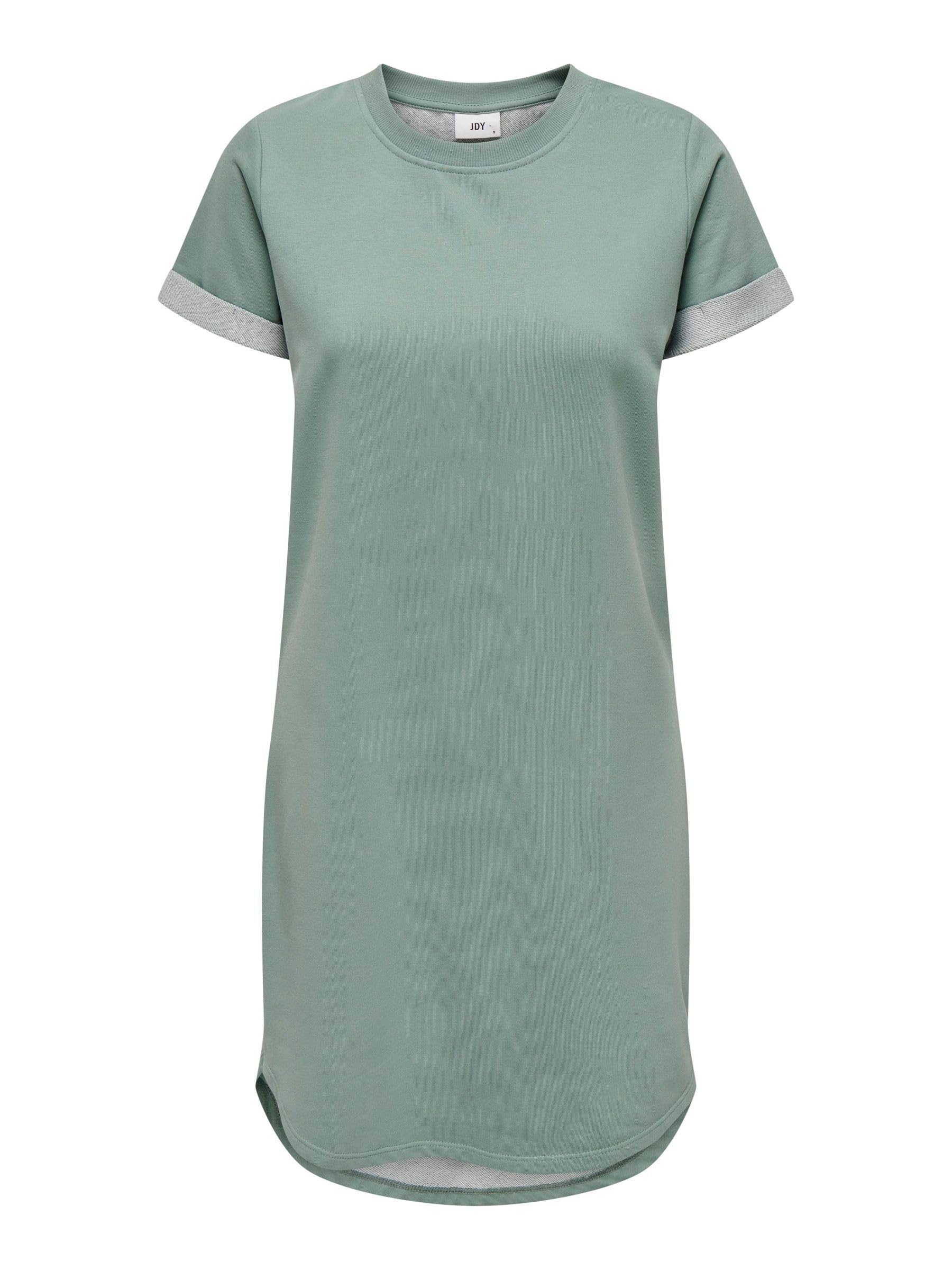 JDY Jdyivy S/​S Dress Jrs Noos Vestito a Maglietta, Chinois Green, L Donna