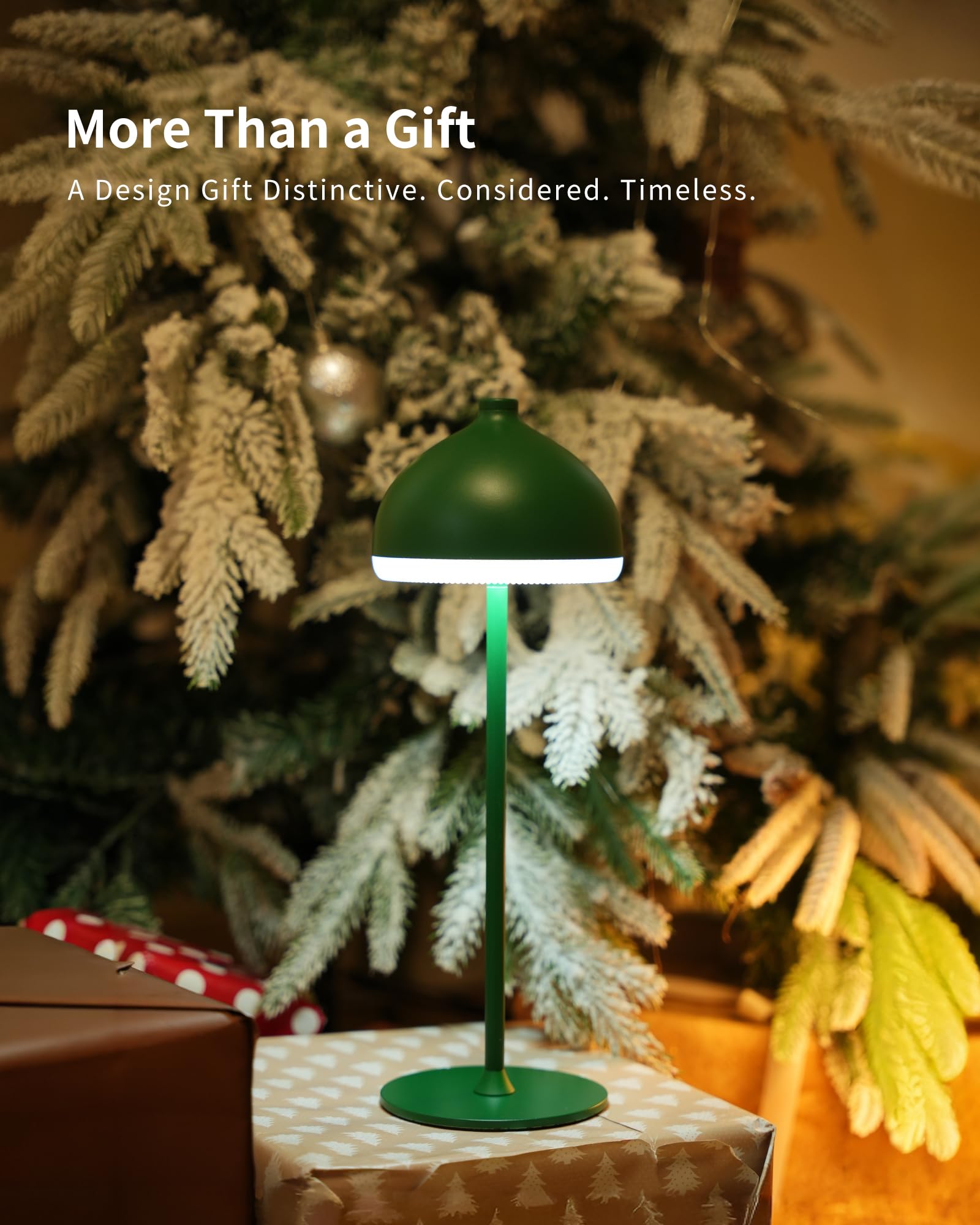Set di 2 Lampade da Tavolo LED Senza Fili Ricaricabili, Dimmerabili Touch, 3 Tonalità di Luce, Illuminazione d’Ambiente per Camera da Letto e Soggiorno