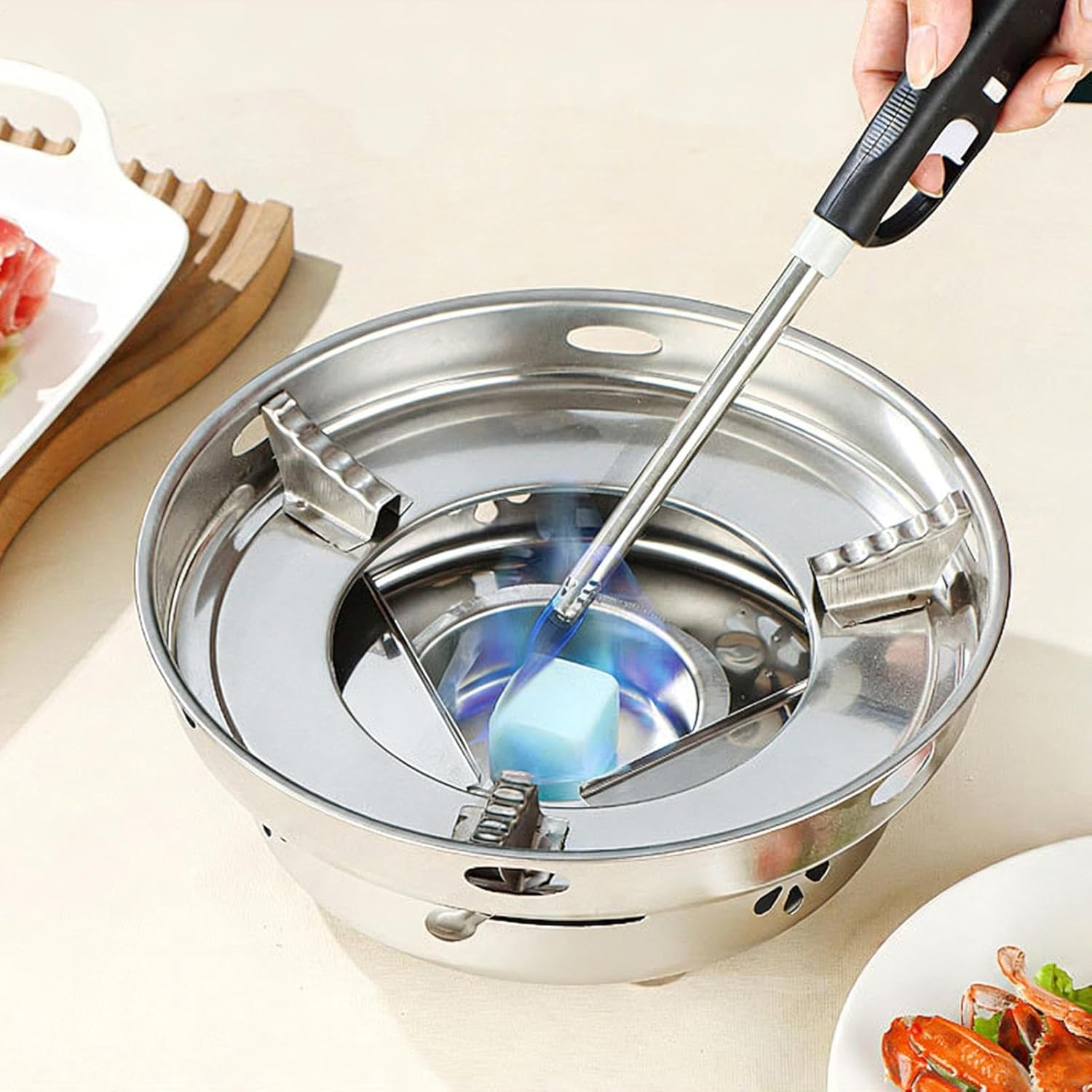 Camping Kitchenware Set,with Pot and Stainless Steel Utensils | Alcohol Stove Set For Outdoor Hot Pot - For Outdoor Kitchen Backpacking Picnic Hiking BBQ Travel Your