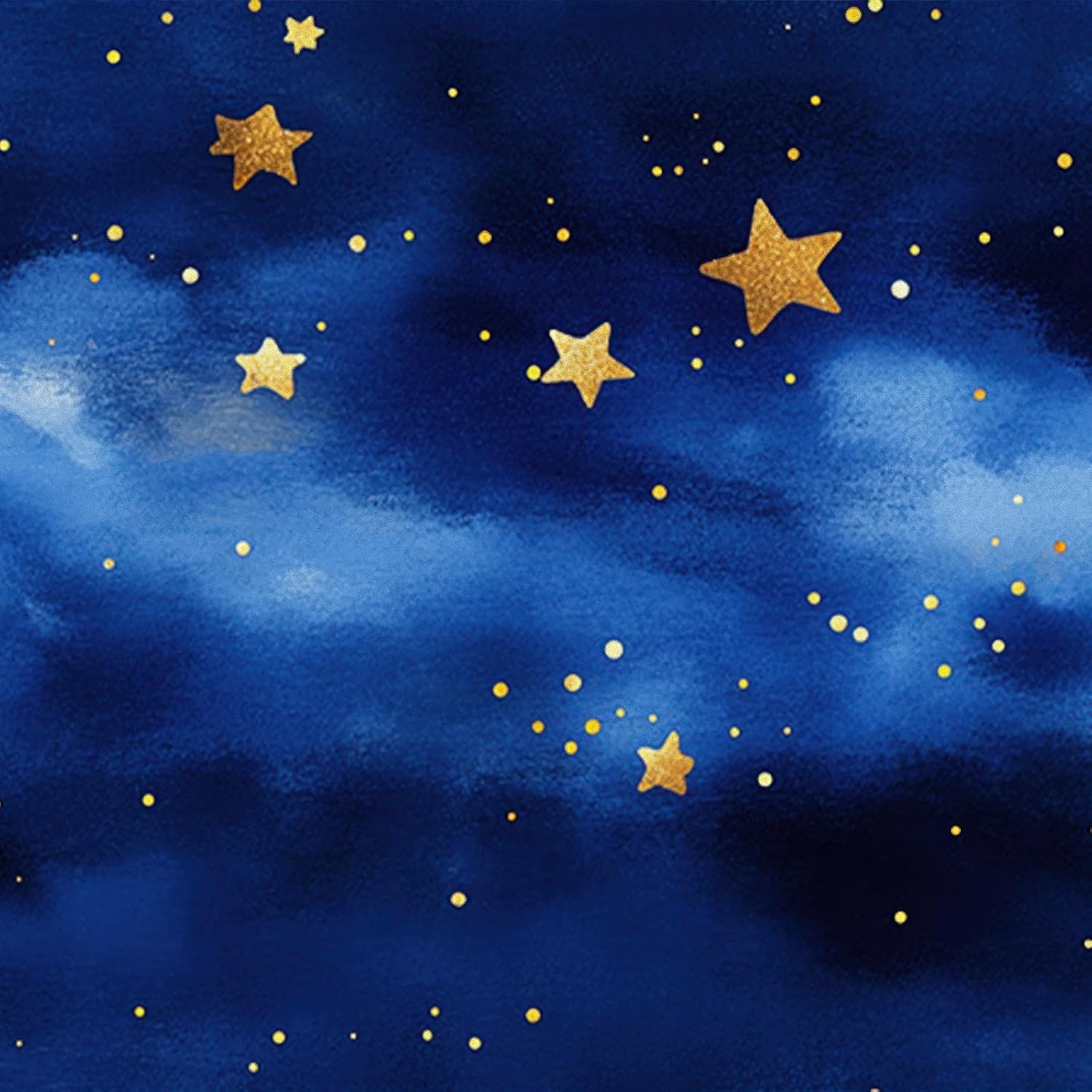 HOMETITUTE Night Sky Star Wallpaper Peel and Stick Contact Paper Wall Paper Stick 17.7" x 118.1" Self Adhesive Removable Vinyl Wall Covering Bedroom Kitchen Home Decor