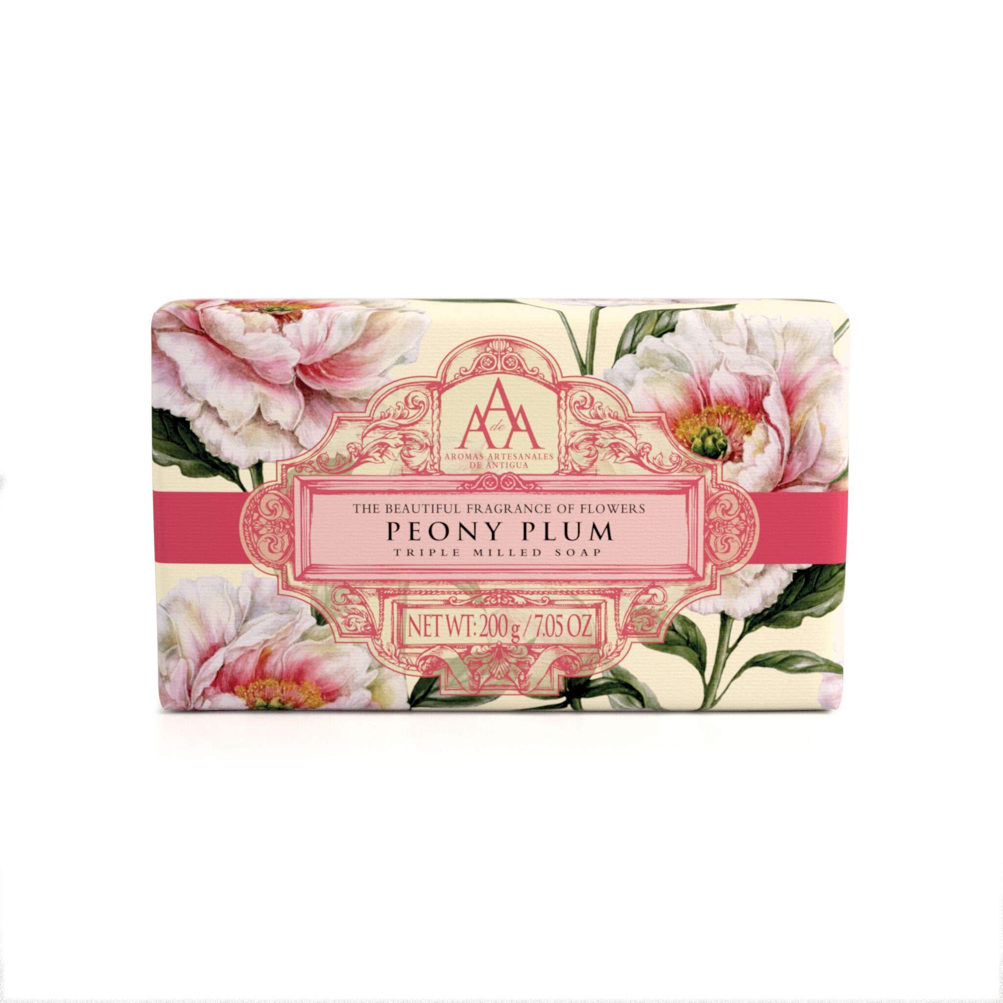The Somerset ToiletryPeony Plum Bar Soap by 200g, 7.05 Fl Oz, 92598