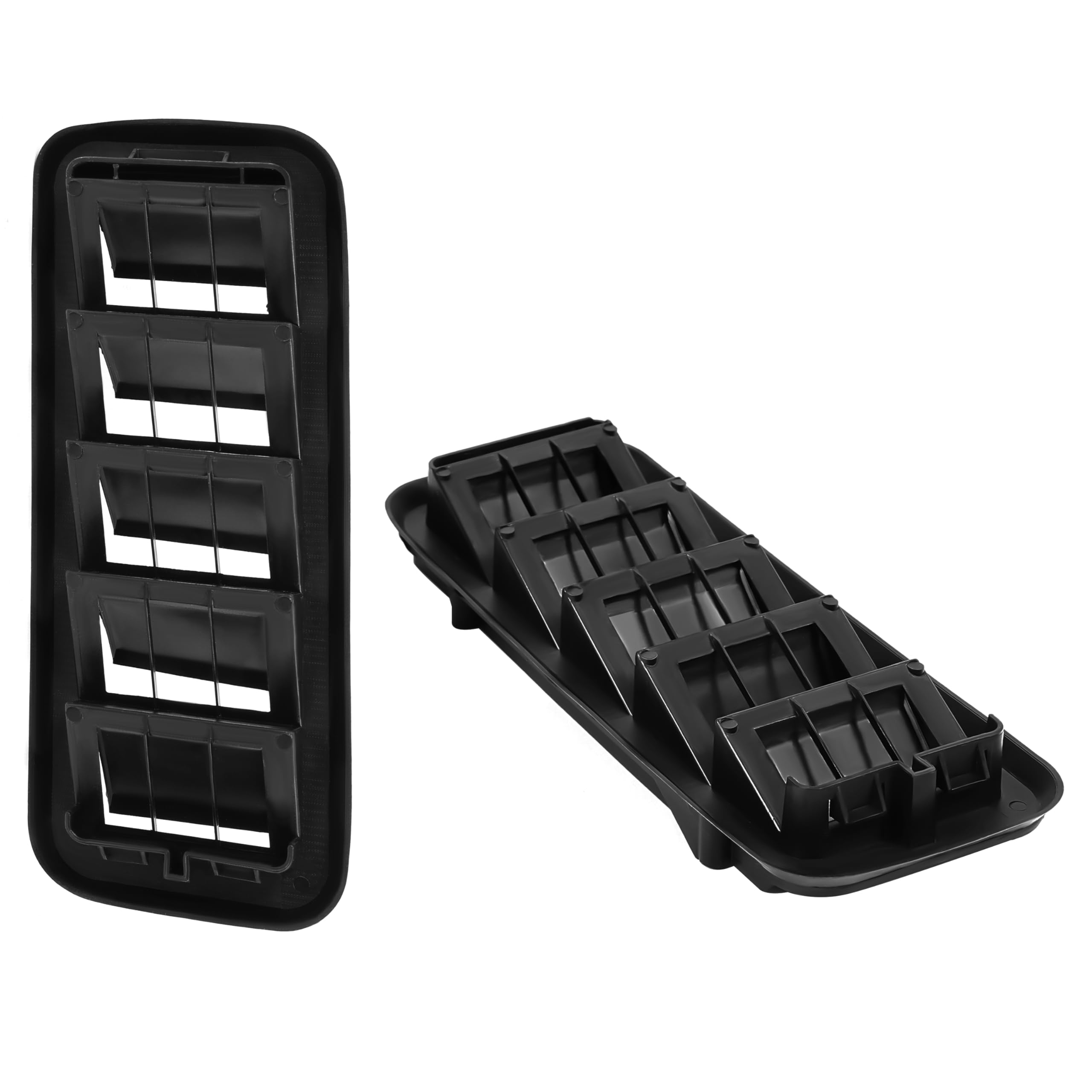 HECASA 2 Pack Back Panel Air Vent Relief Grille Compatible with 1999-2022 Chevy Chevrolet Silverado GMC Sierra 1500 2500 3500 HD Classic Canyon