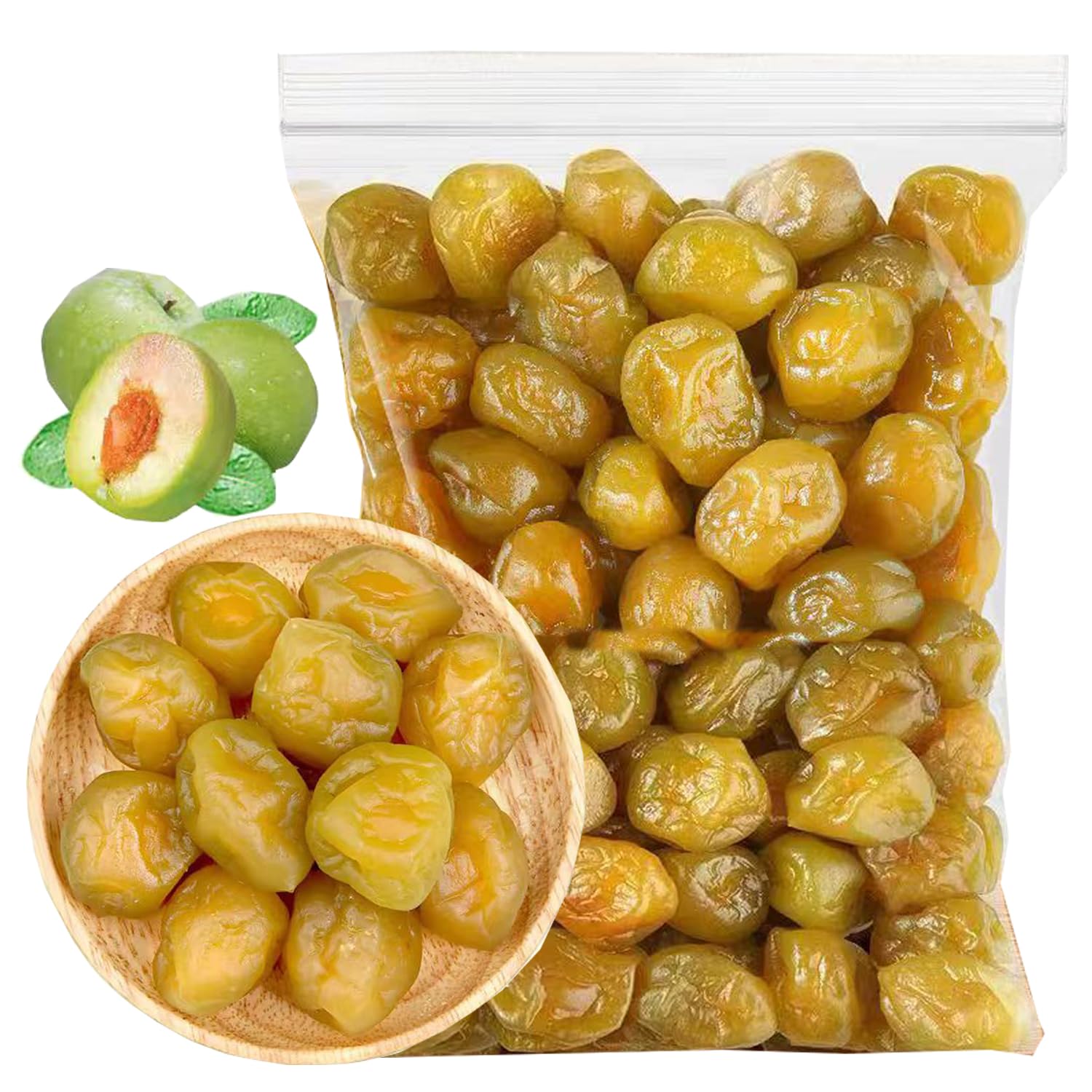 Amazon.com: Qingkou Plum 17.63oz (Pack of 1) Crisp Green Plums