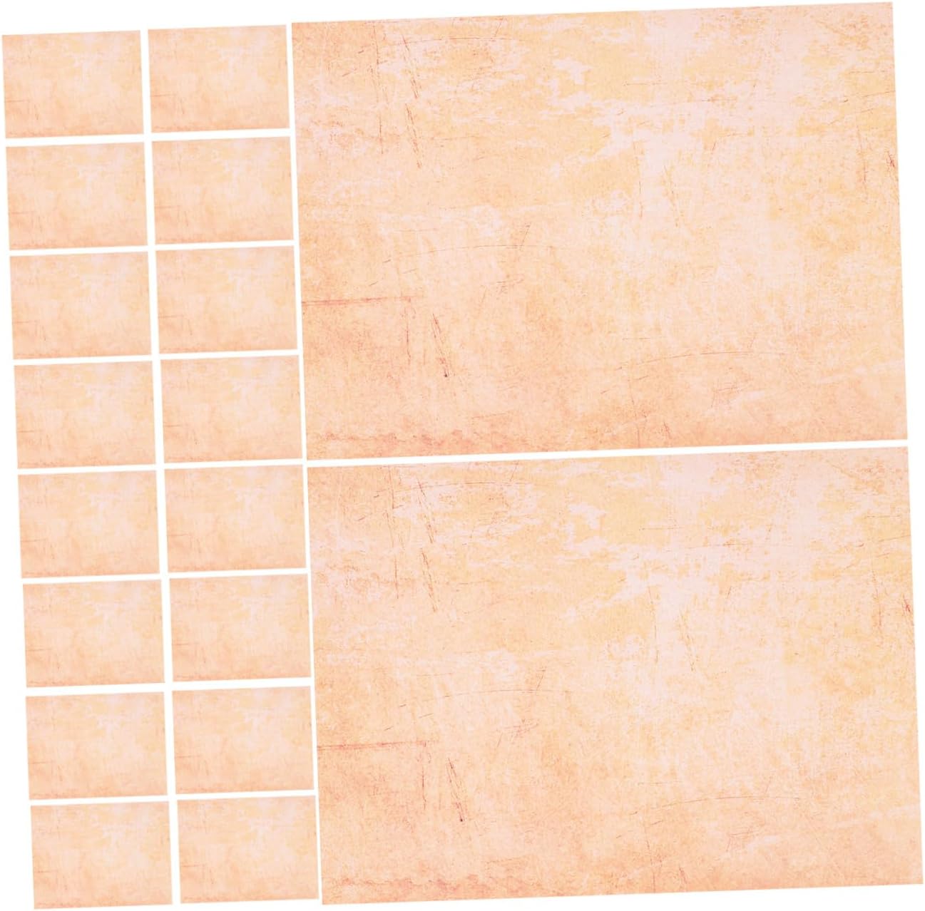 100pcs A4 Retro Decorative Writing Paper Vintage Stationery Paper for Invitations Letter Writing Office Use