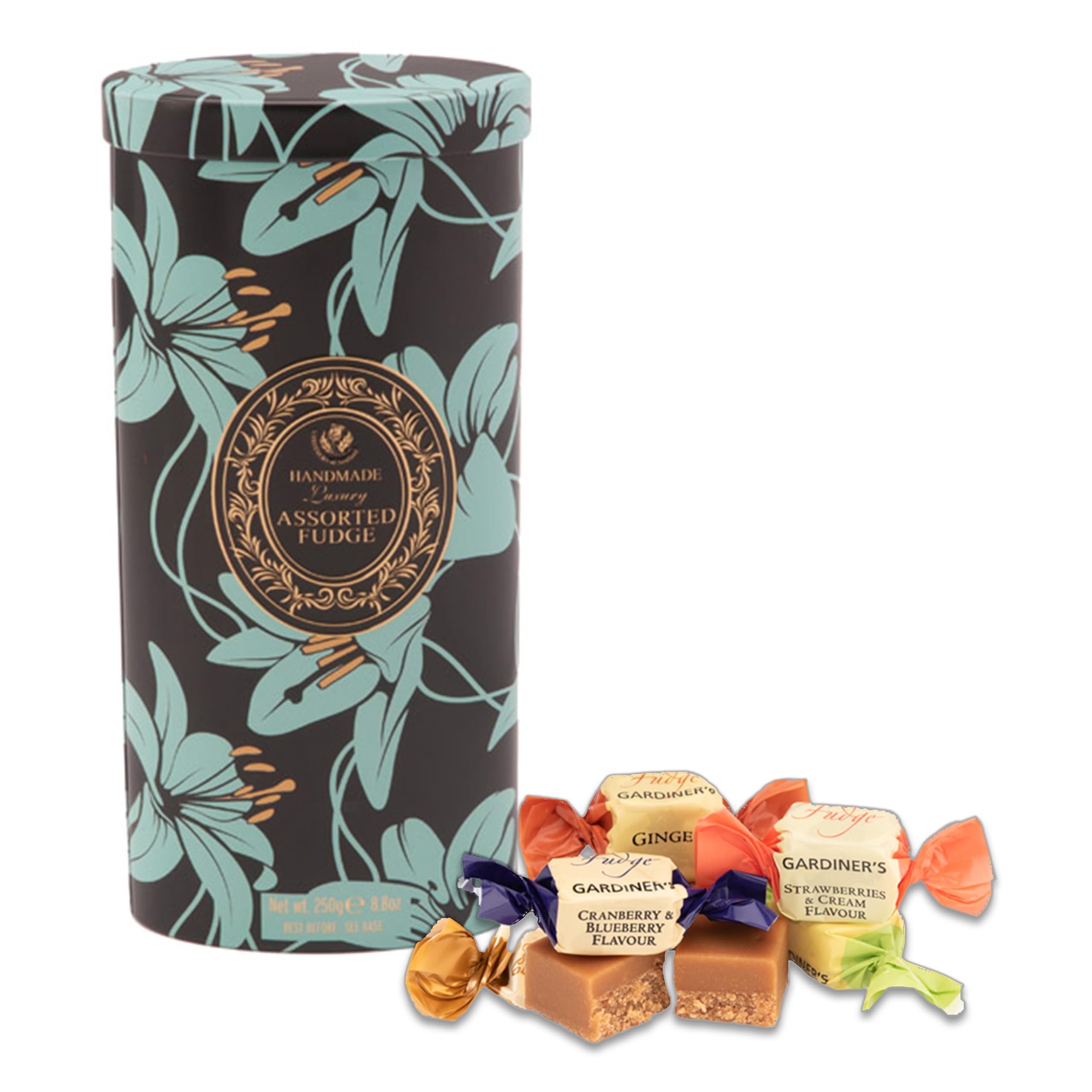 Amazon.com : Gardiners of Scotland Handmade Fudge 250g Tall Tin