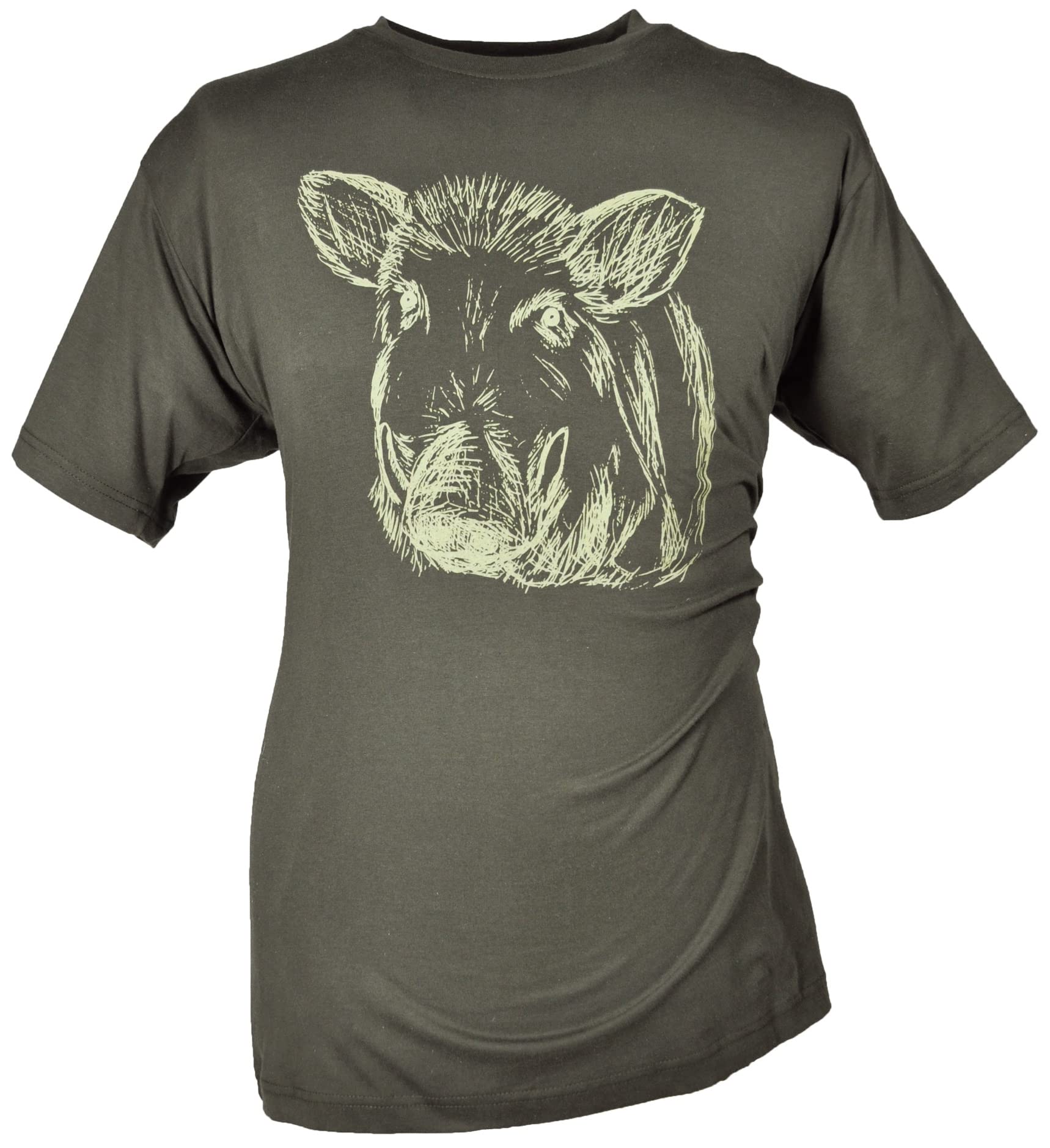 T-shirt keilerkopf vert olive taille m pour éviter la transpiration en forêt