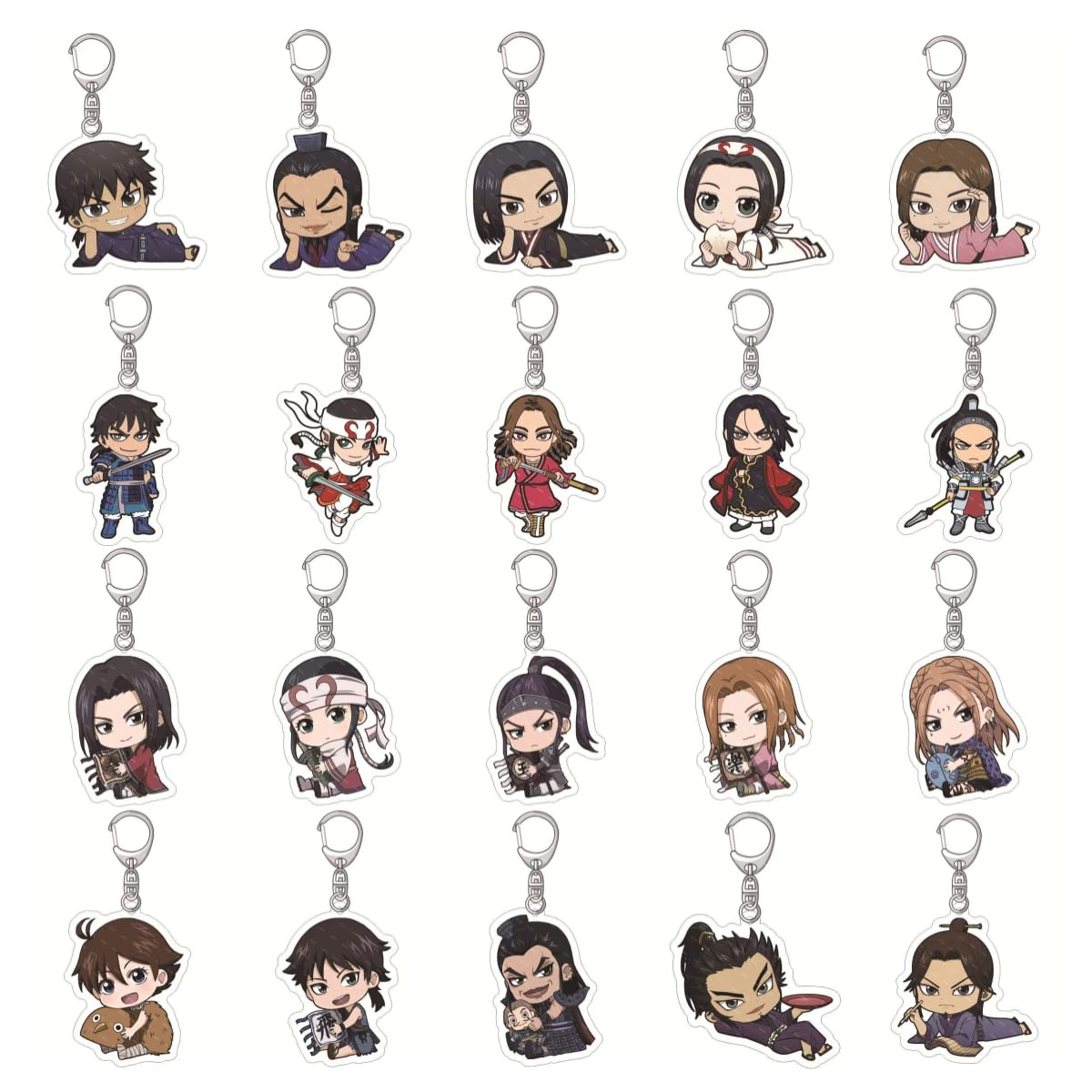 Amazon.co.jp: 対応キングダム キーホルダー 信 王騎 楊端和 李牧 嬴政