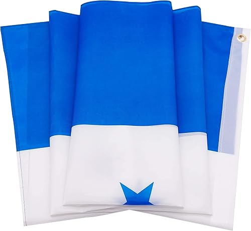 Miniatura 3 de DANF - Bandera de Honduras de poliéster de 3 x 5 pies de grosor, resistente a la decoloración, ojales de latón, cabecera de lona, banderas