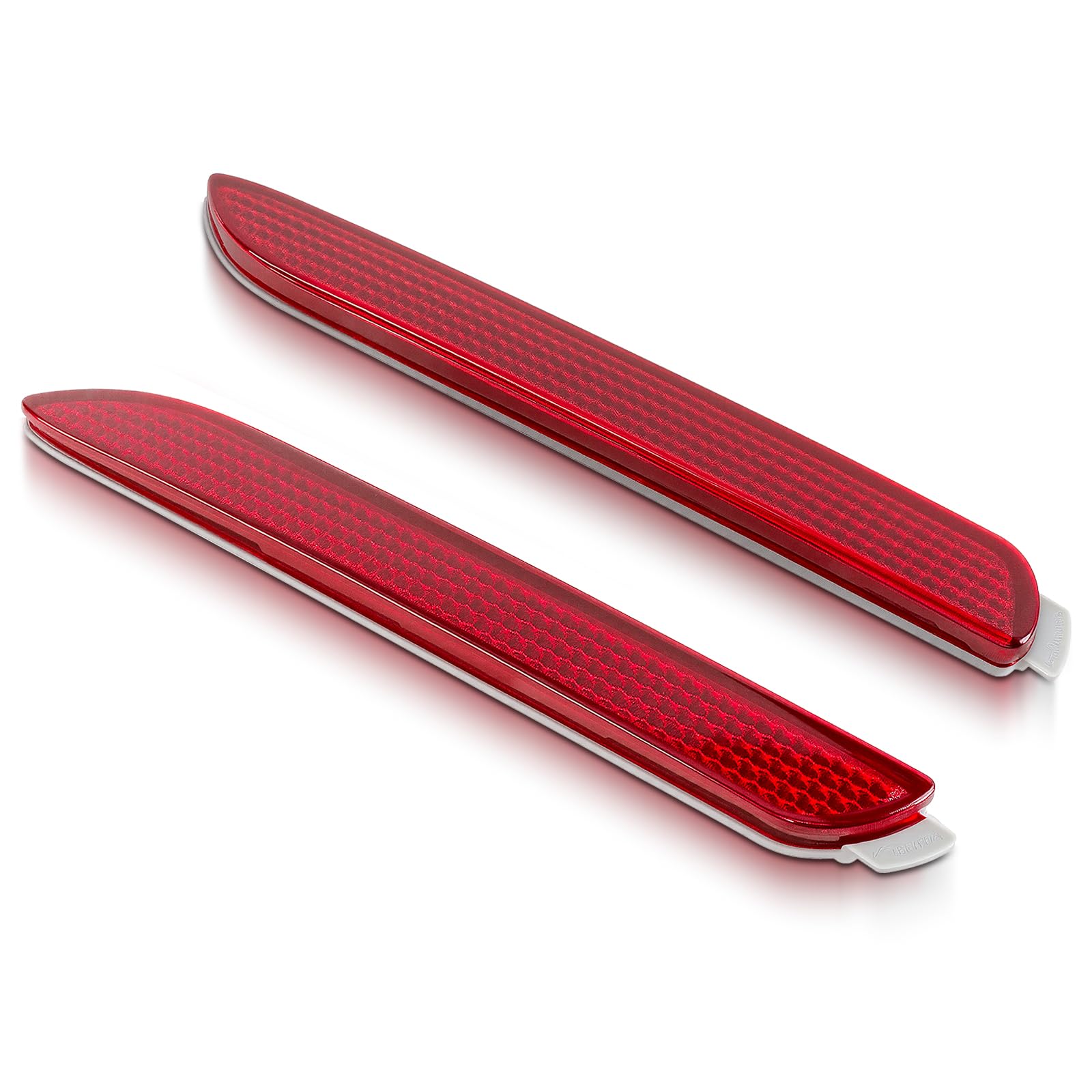 Amazon.com: AUTOKAY 81920-08010 81910-08010 Red LED Rear Bumper