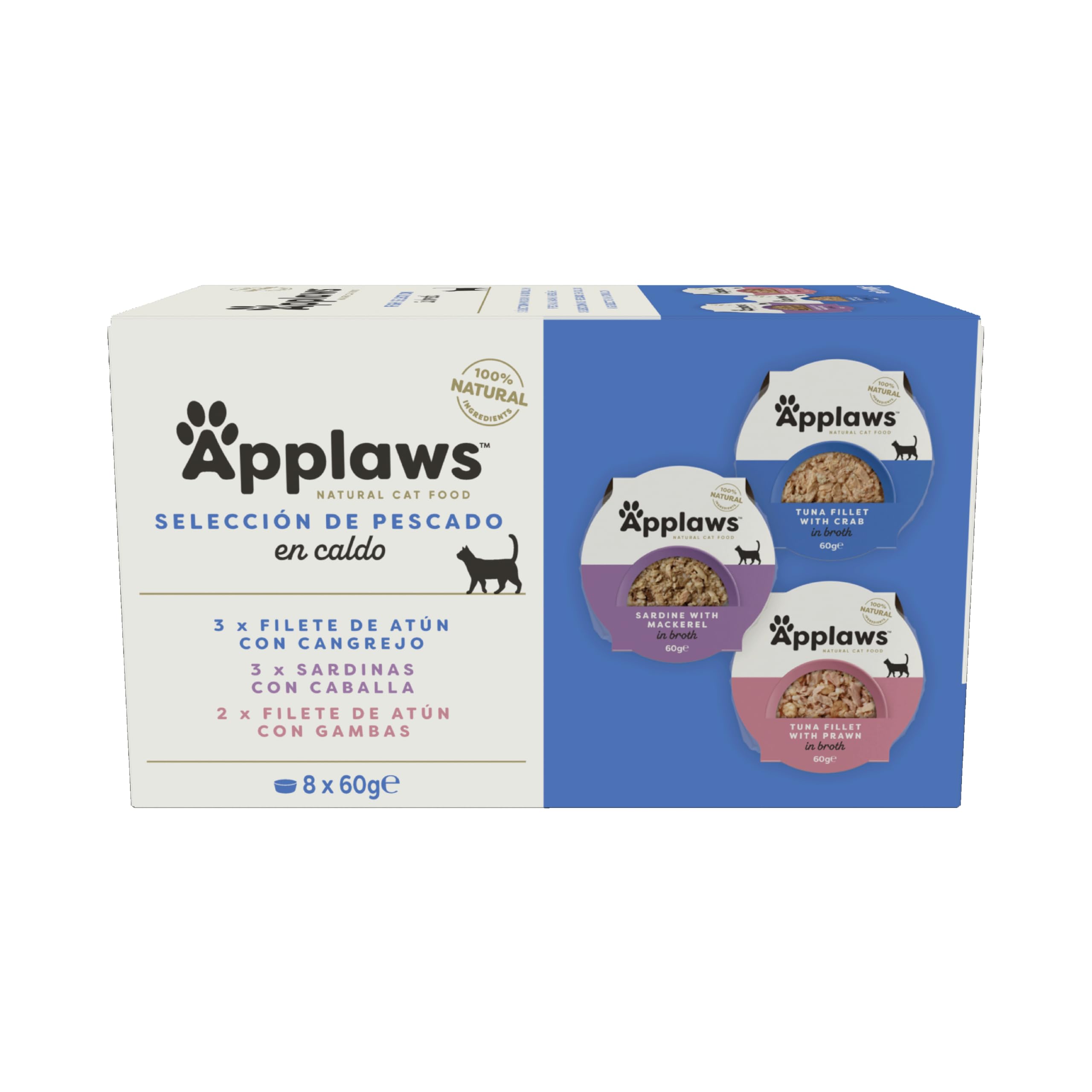 Applaws Chicken with Lamb Layer Pot, Bowls, 4 Pack (4x8x60g)