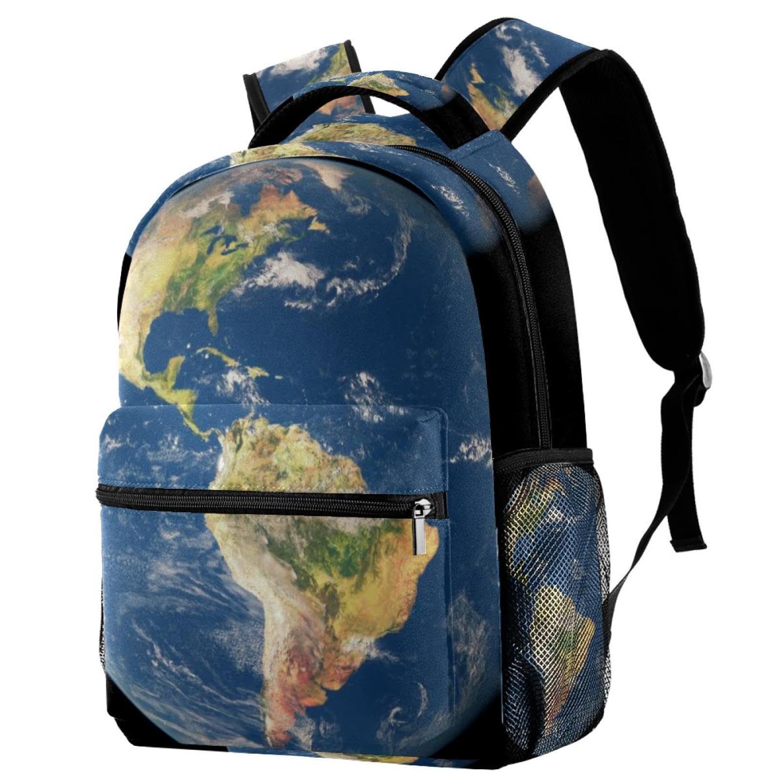 Sac de voyage décontracté planète et terre multicolore