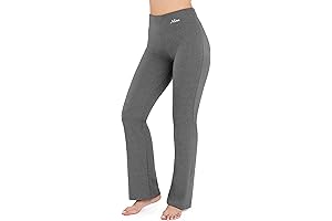 Straight Leg Yoga Pants - Women Cottony Soft & Breathable Leggings