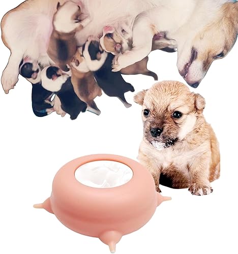 Alimentador de leche para gatitos y cachorros, comederos para cachorros para múltiples cachorros, de silicona de grado alimenticio para gatitos y