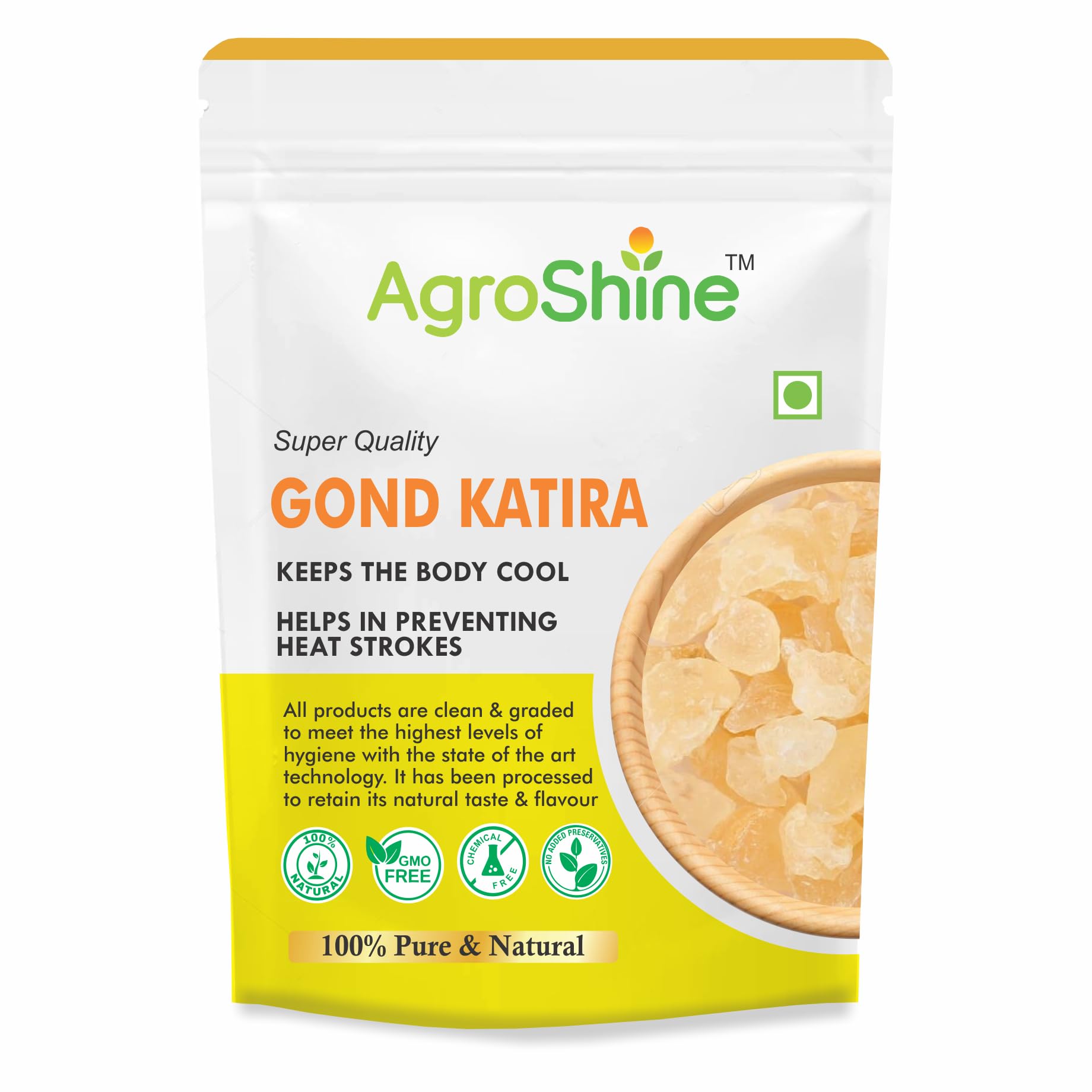 Agroshine Gond Katira Pure - 200 gm, Natural Superfood Tragacanth Gum Gond Katira High Cooling Properties Gondh Katira Gum - Almond Gum (200 gm) (B0D4R925CR) Amazon Price History, Amazon Price Tracker