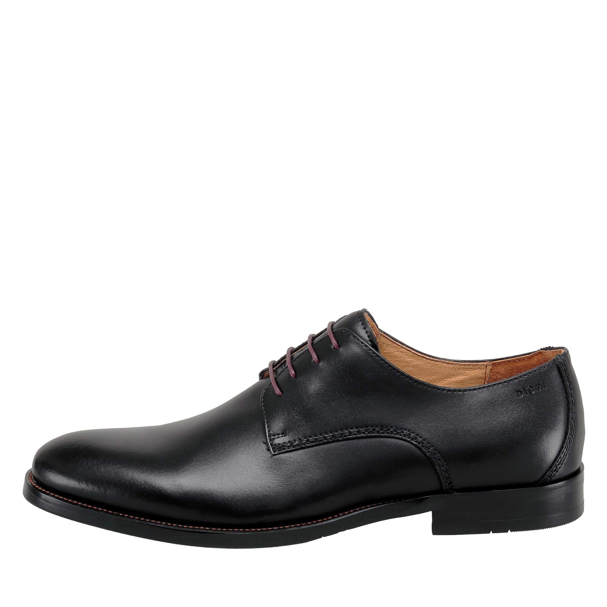 DIGEL Sebastian Herren Business Schuhe | Glattleder Derby mit klassischer Schnürung für die Büroarbeit, Hochzeit, Events | Größe 41 EU