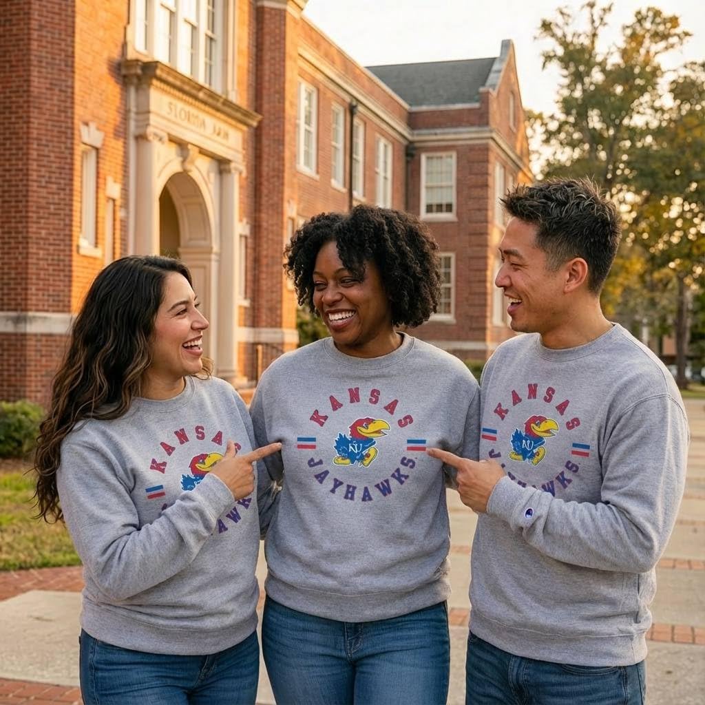 NCAA Officially Licensed Apparel College Team Color Unisex Sweatshirt Logo icon - Image 6