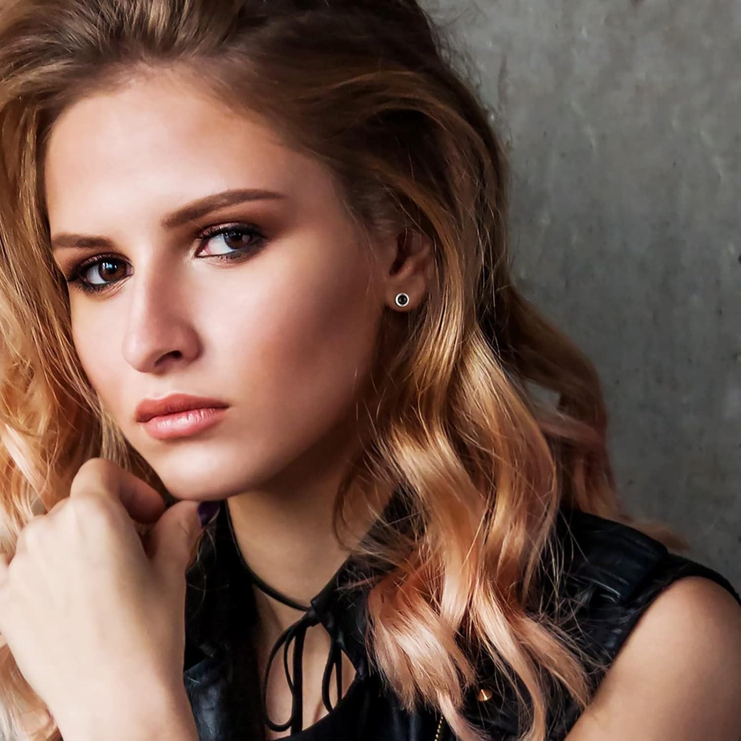 Sterling Silver Spider Stud Earrings Punk Red Cz Halloween Drop Dangle Earring Jewelry Gifts for Women - Image 5