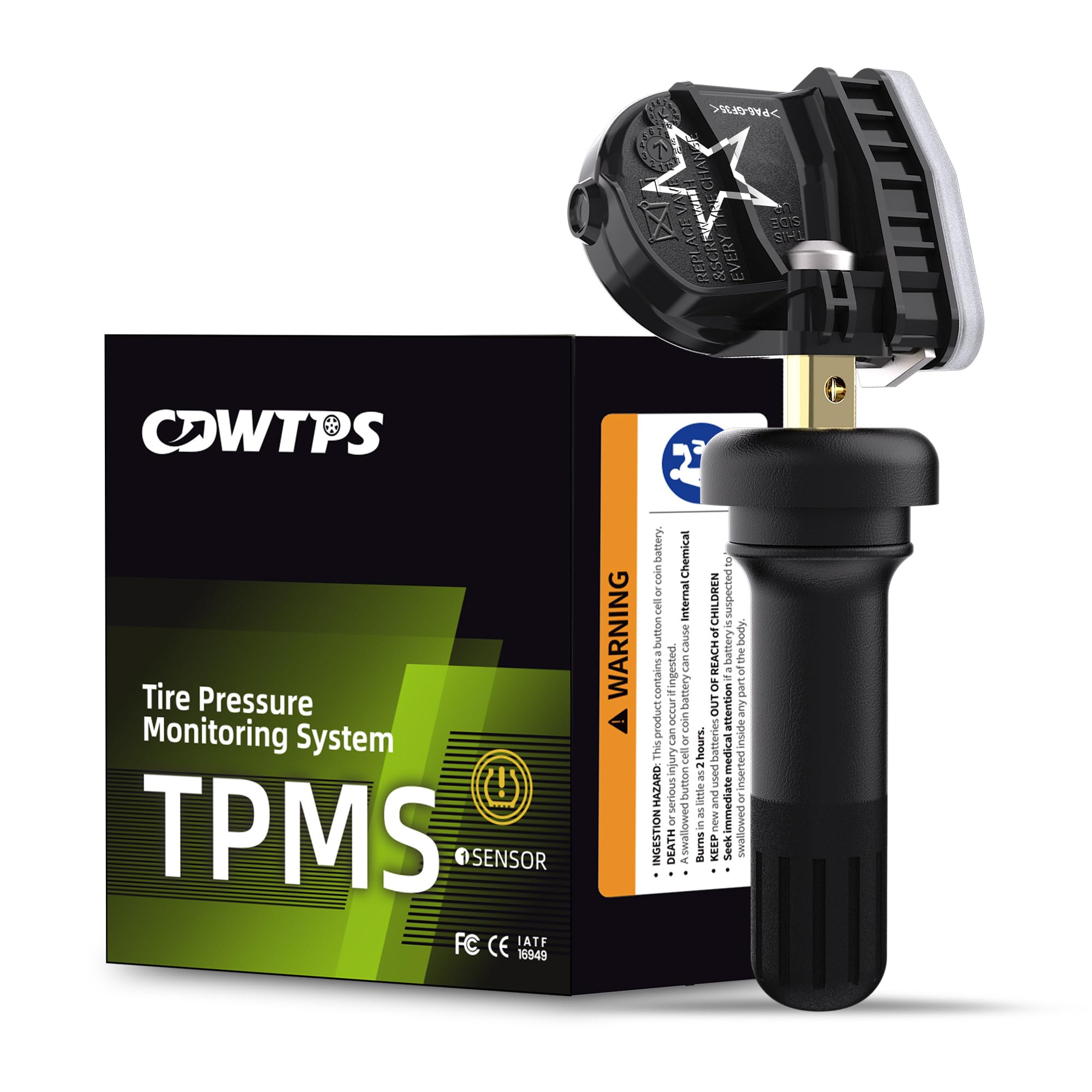 TPMS Sensor, 315MHZ 13598771 Tire Pressure Monitor System for GM| GMC | Chevy | Buick | Cadillac Replace#13598772,13586335,13581558,20923680