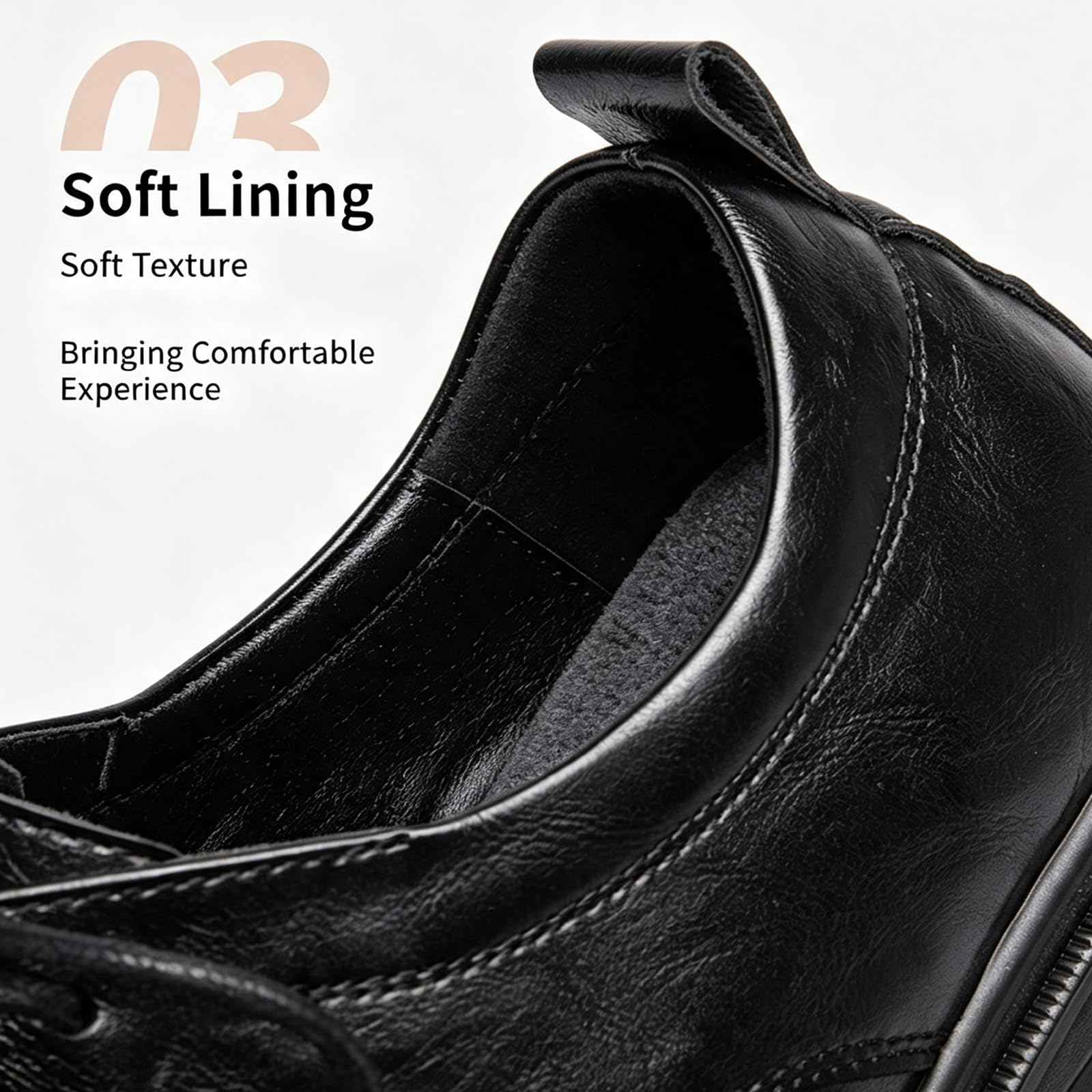 Scarpe Oxford da Uomo Scarpe Eleganti | con Lacci, Punta Tonda, Antiscivolo, Sposa, Formali, affari, Commerciale, ufficio