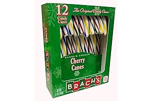 Cherry Flavored Candy Cane - A Festive Holiday Treat from Brach's