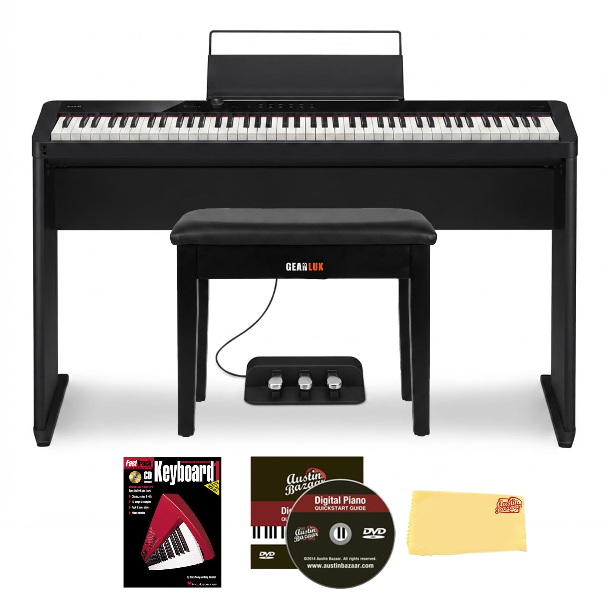 Amazon.com: Casio PX-S1100 Privia Digital Piano - Black Bundle