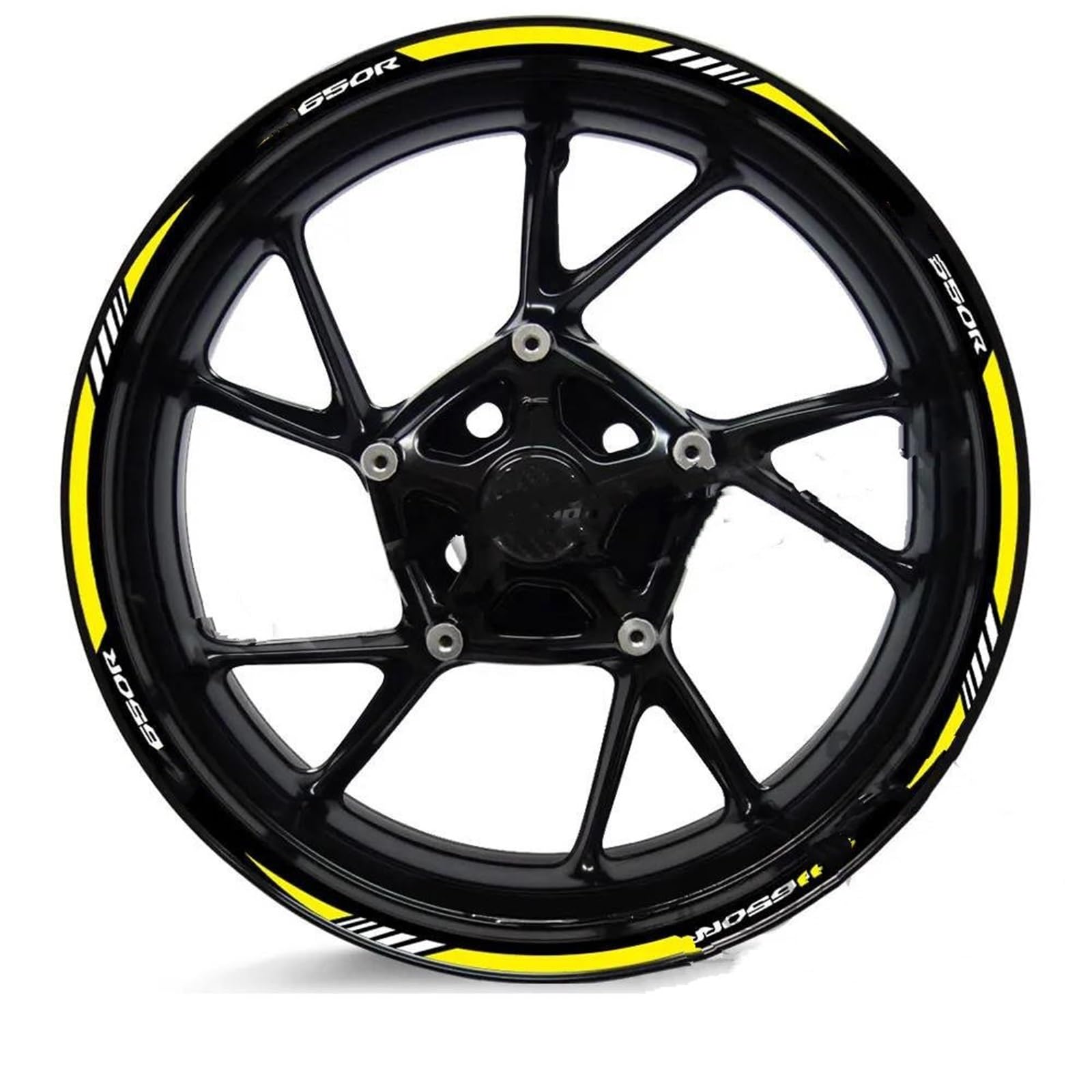 Motorcycle Wheel Rim Sticker Stripe Decals Tape for CB650R CB650 R CB 650R