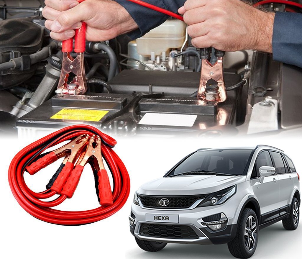 Auto Pearl - Car 500 Amp Heavy Duty Jumper Booster Cables Anti Tangle Copper Core for - Hexa-image-22