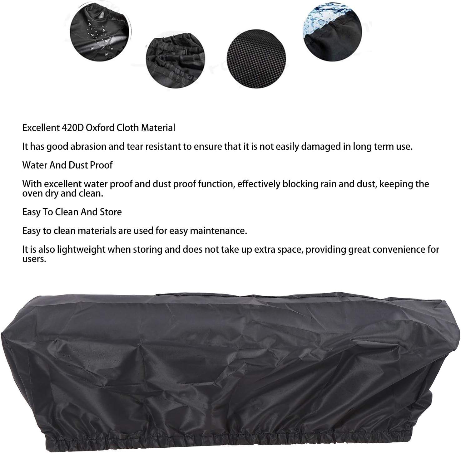 Electric Heater Cover Wall Mounted Infrared Patio Heaters Cover Water Proof Dust Proof for Outdoor Heaters Crafted From 420D Oxford Fabric with Simple Elegant Design