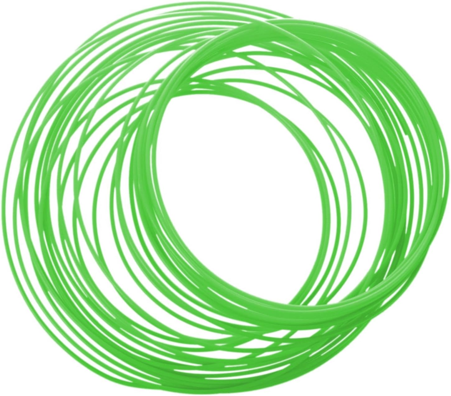 Cuasting 3D Printer Pen Filament 1.75mm PLA 10m(Glow in DarK green PLA)