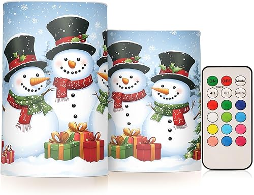 Vista 99 de Velas parpadeantes sin llama, velas LED moradas de mariposa lavanda con temporizador remoto, juego de 2 velas a pilas para San Valentín, boda