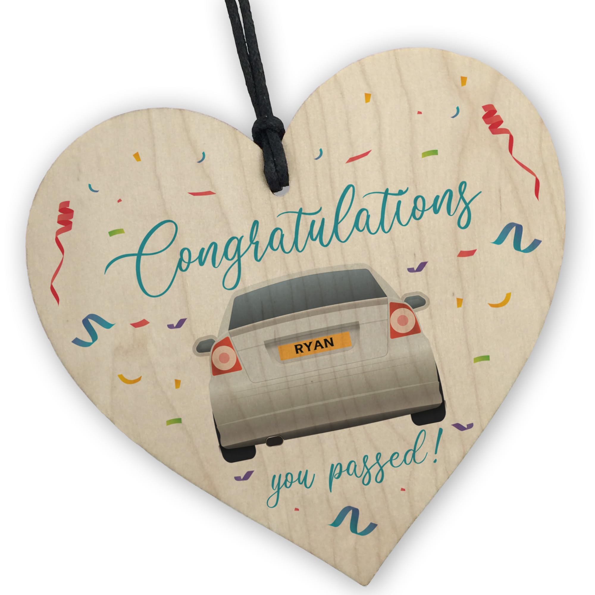 Red Ocean You Passed Driving Test Personalised Congratulations Gift For Daughter Son Well Done Gift Keepsake