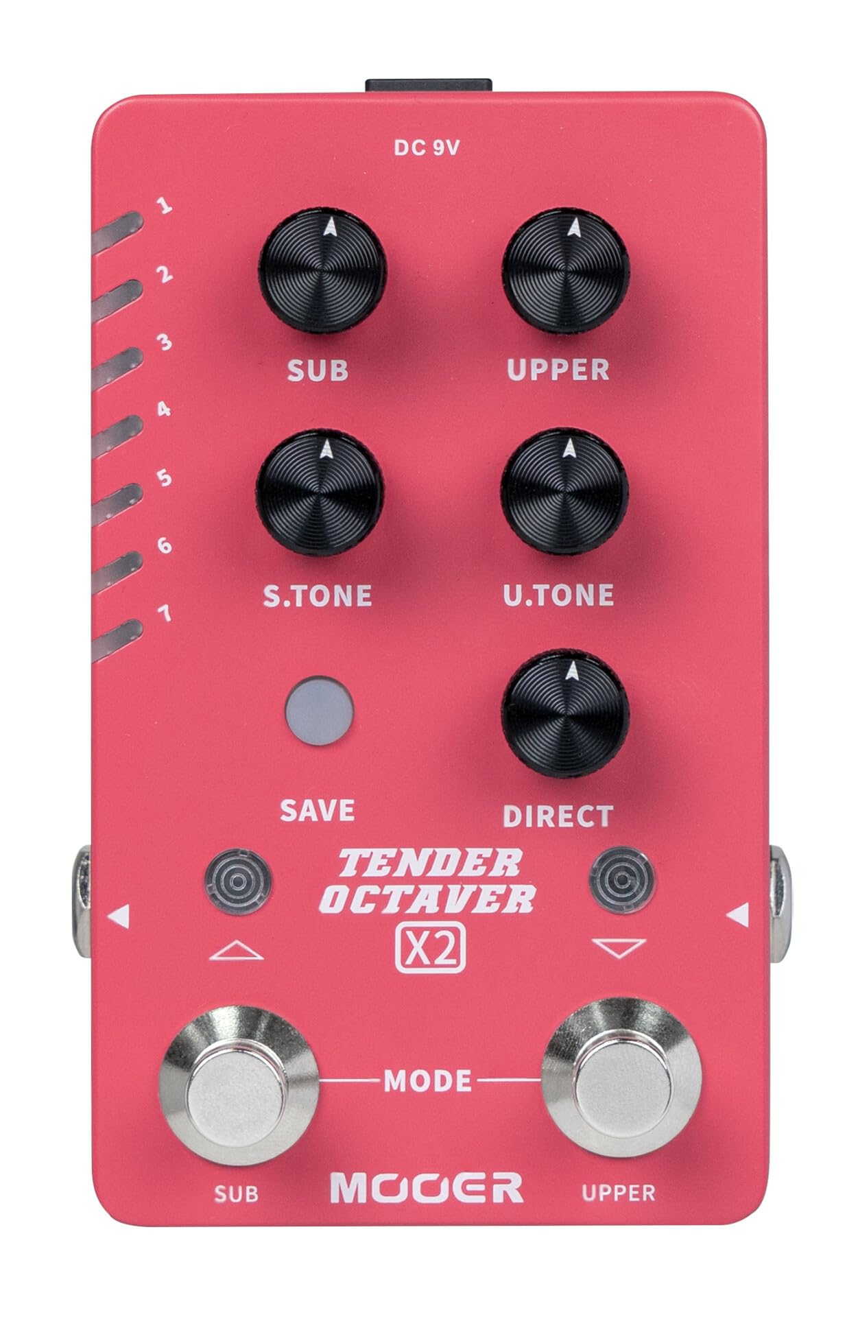 MOOER TENDER OCTAVER X2 STEREO OCTAVE PEDAL