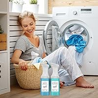 Vista 7 de Botella dispensadora de detergente para ropa 53oz con etiqueta, paquete de 4 dispensadores de detergente líquido, dispensador de detergente