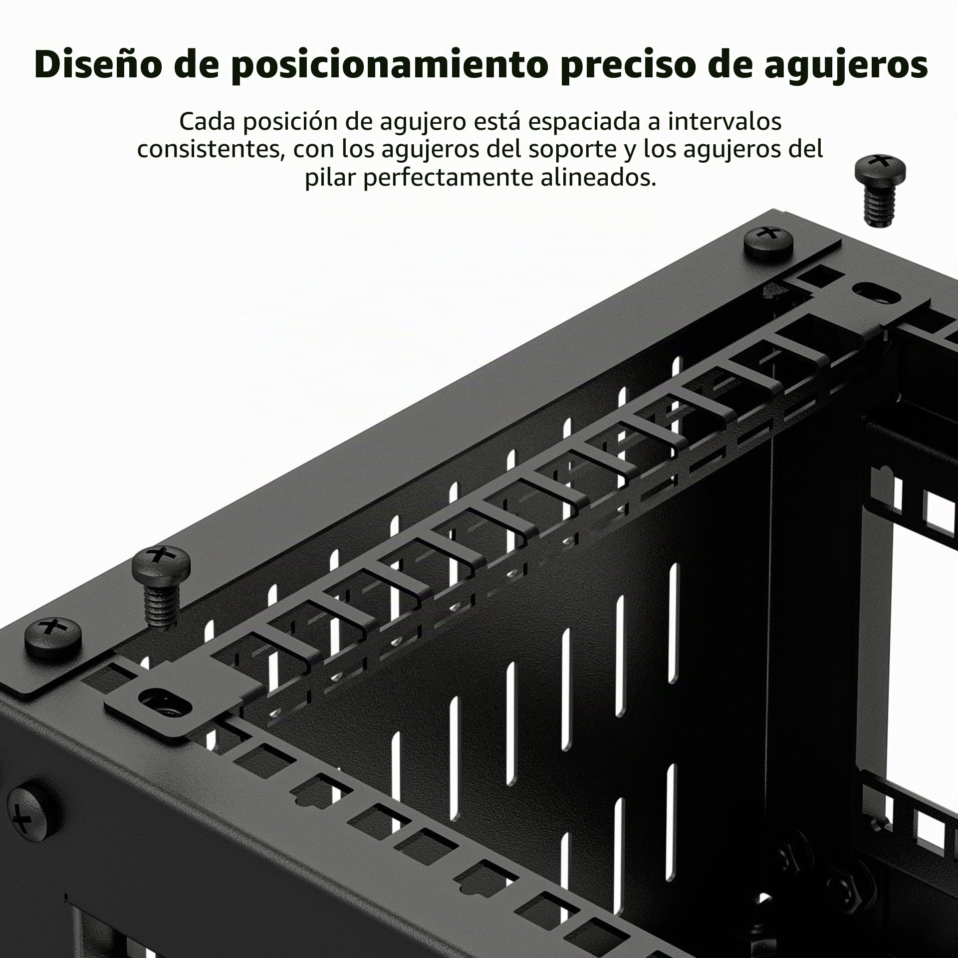 Armario para Servidores de 8U, Mini Rack para Servidores de 10 Pulgadas para Redes, Servidores, Equipos Audiovisuales y Proyectos de Bricolaje, 7,87 Pulgadas de Profundidad, Negro