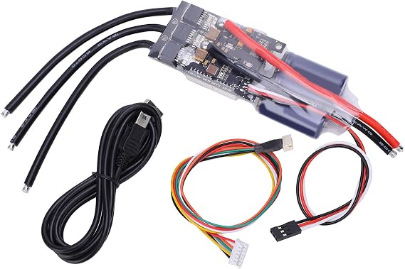 Tbest Mini Electronic Speed Controller 50A with Aluminum
