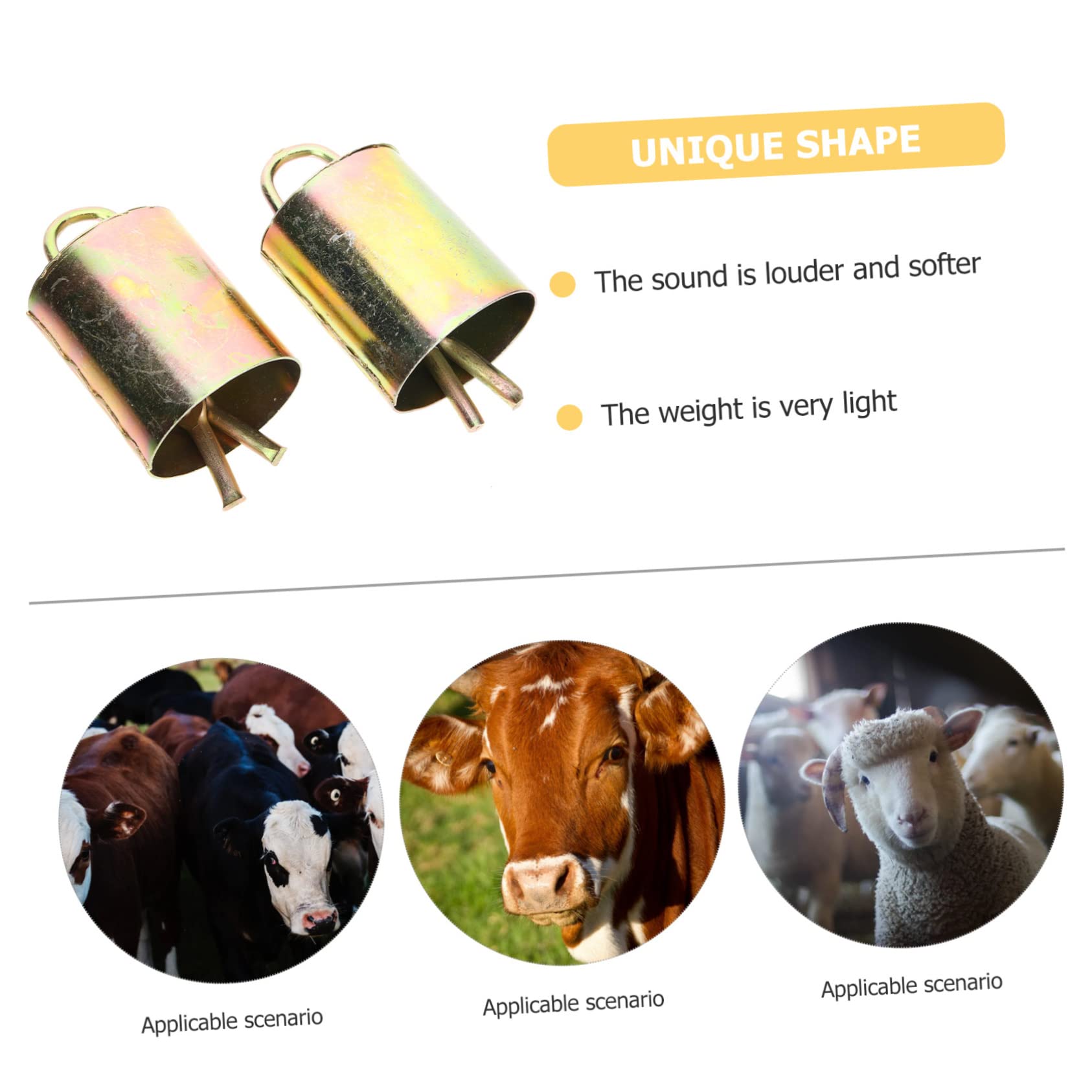 レトロ カウベル 大きなサイズ 牛鈴 ディスプレイ 置物 レトロ