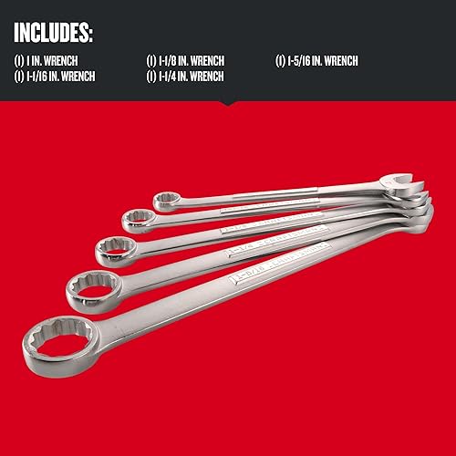Miniatura 2 de CRAFTSMAN Juego de llaves SAE, Jumbo, 5 piezas (CMMT12054)