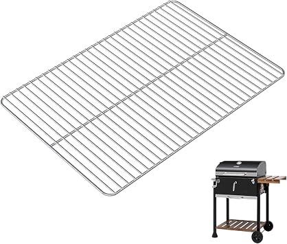 Grill Grate Replacement for Royal Gourmet 24-Inch CD1824E Charcoal Grill | Stainless Steel Cooking Grid for Royal Gourmet Grill Parts CD1824M CD1824AC CD1824EC CD1824AX CD1824A, Non-stick