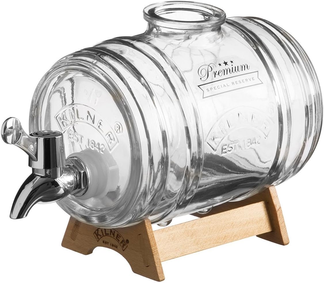 Kilner 34oz Glass Barrel Dispenser