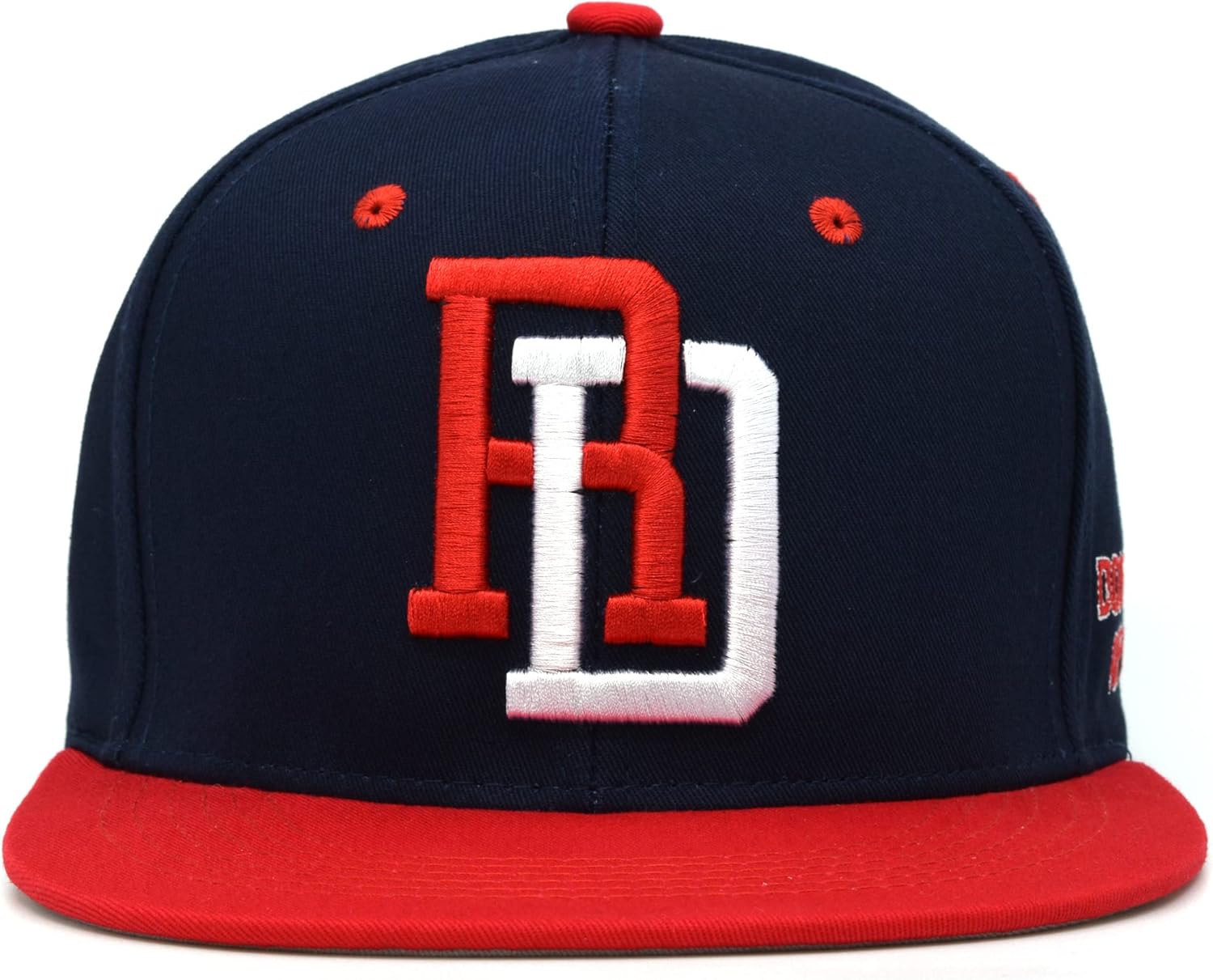 Republica Dominicana Baseball Cap RD Cotton Dominican Republic DR Snapback Hat NEW (Cotton Navy/Red)