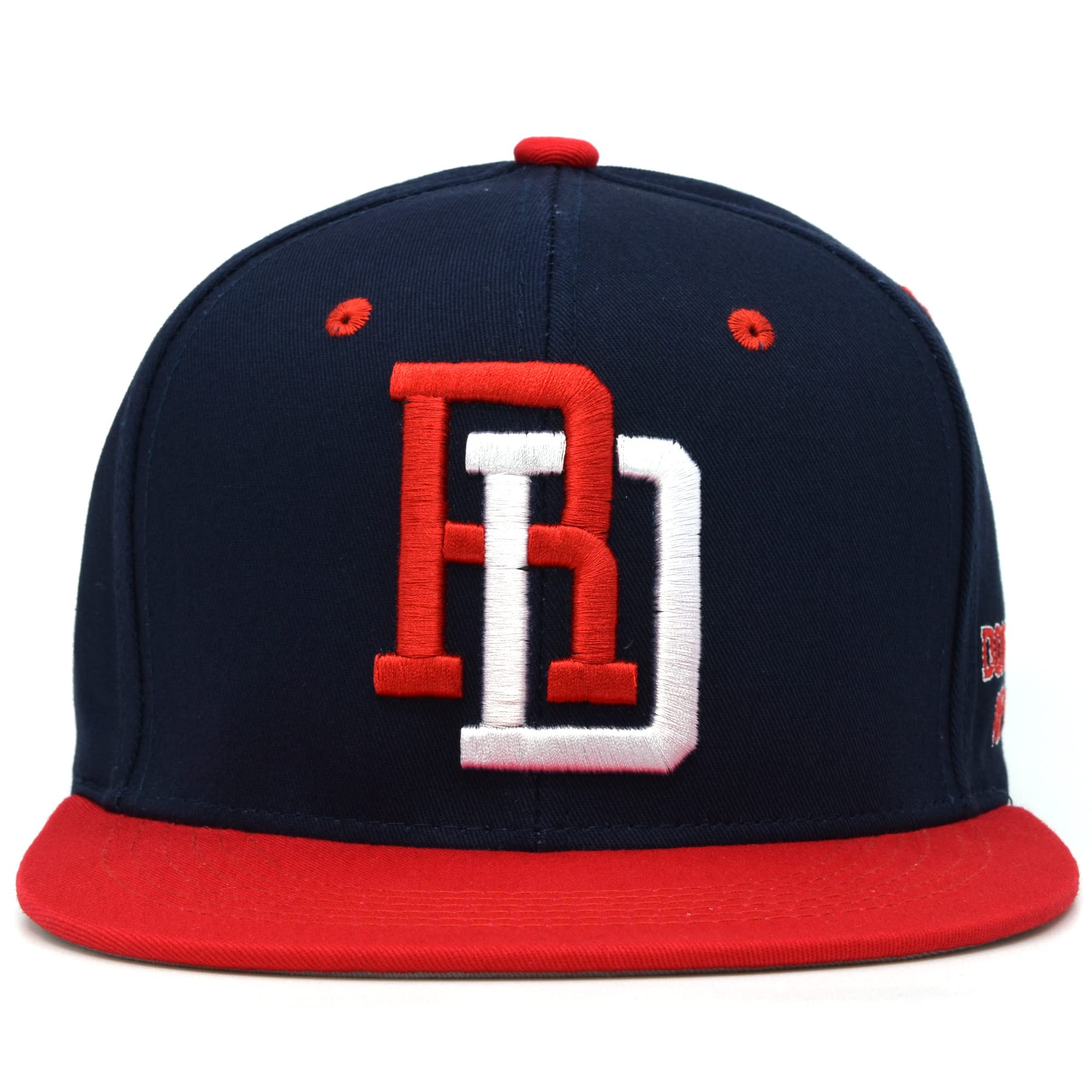 Peligro Sports Gorro De Punto Con Escudo Bordado De República Dominicana (escudo De Punto Negro