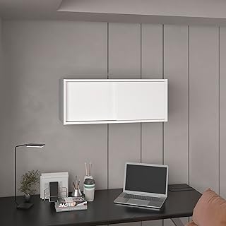 Sliding Door Wall Cabinet Storage Shelf for Home Office Bedroom Living R...