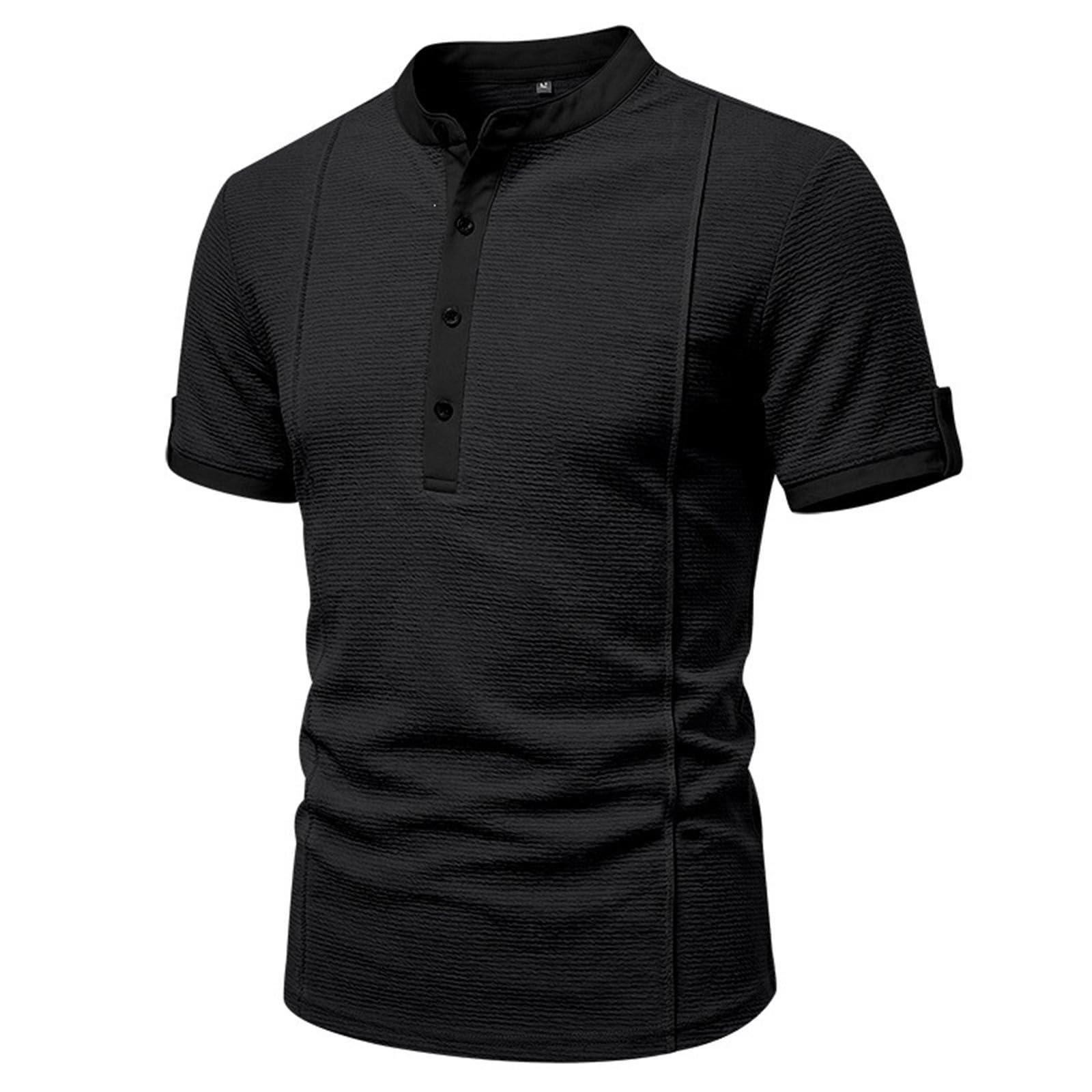 Breeze Polo para hombre con comodidad de barriga de cerveza, elástico, clásico, elástico, tiempo libre, golf, transpirable, cuello estructurado, manga corta para golf y ocio, ultrasuave y