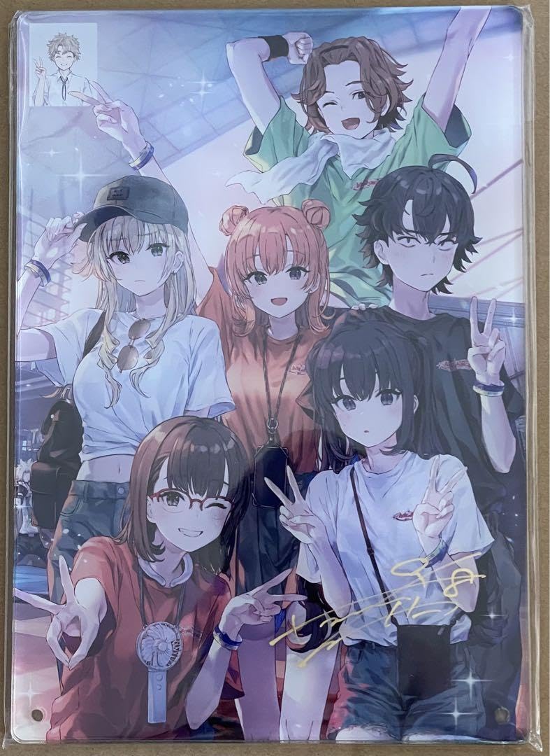 C104 vividcolor ぽんかん⑧ 直筆サイン入りアクリルボード C104 vividcolor ぽんかん⑧ 直筆サイン入りアクリルボード
