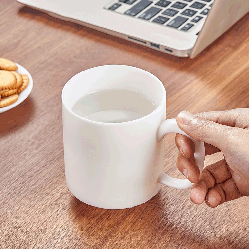 Kubek do Kawy Filiżanka do Kawy Filiżanki do Kawy Owce Fat Jade Porcelany Duży Kubek Kawy 400 ML, Chiński Styl Ceramiczny Kubek Herbaty, Wielofunkcyjny Kubek Na Napój Wielokrotnego Użytku Kawa Kubek K