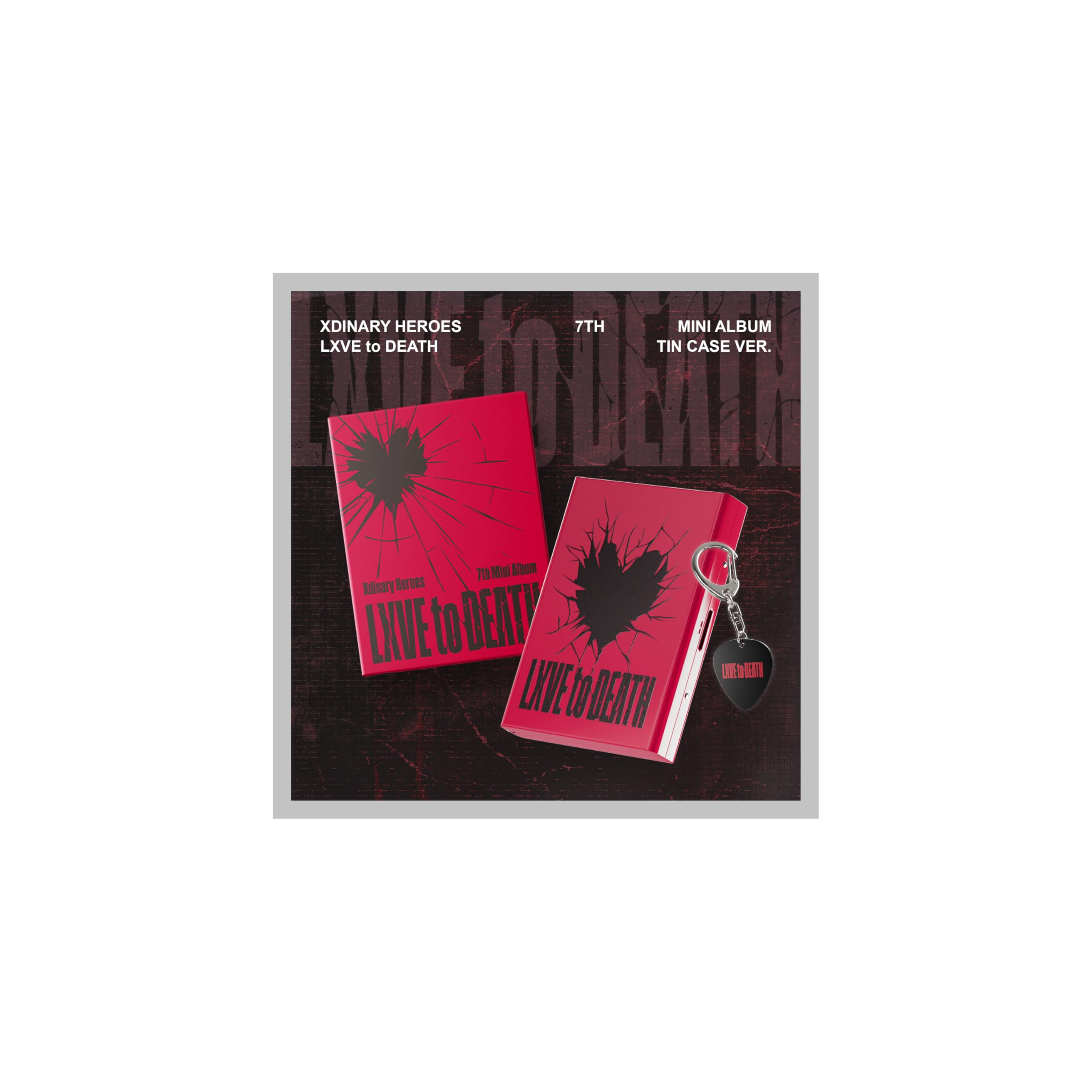 Xdinary Heroes LXVE to Death 7th Mini album en étui en étain scellé