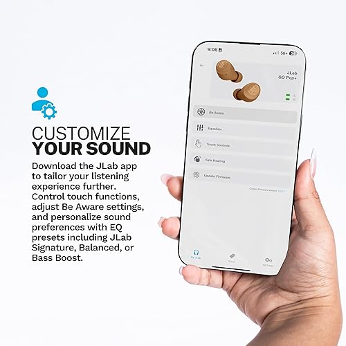 Miniatura 2 de JLab Go Air Pop+ Tones Auriculares inalámbricos verdaderos, auriculares intraurales, auriculares Bluetooth, auriculares de reproducción de 35 horas,