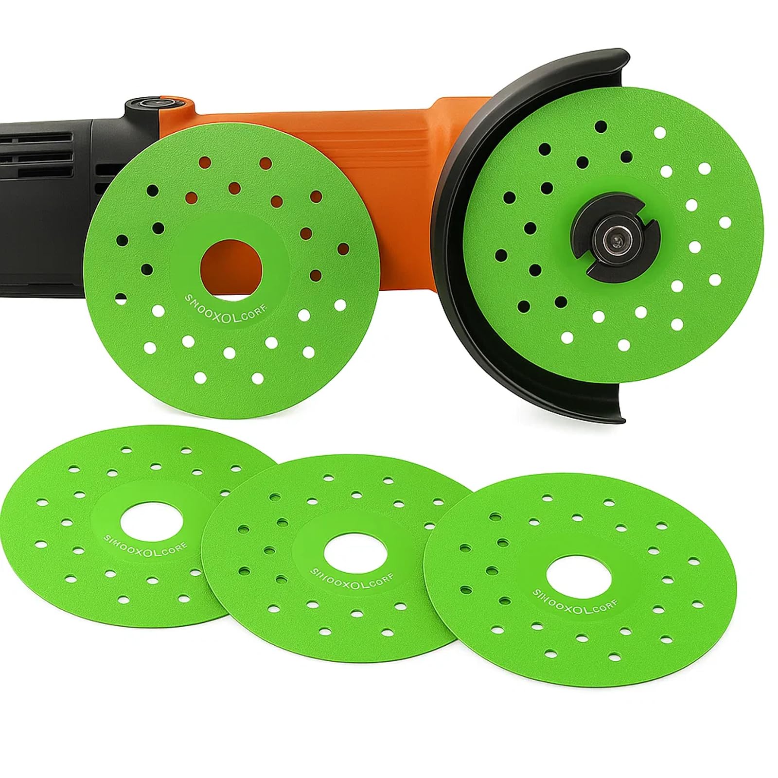 4Pcs Rock Slab Grinding Disc, Diamond Cutting Disc for Angle Grinder, Tile Cutting Disc for Angle Grinder for Marble, Glass, Granite, Professional Grade Grinding Wheel