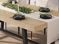 Vista 7 de GarveeHome Mesa de Comedor Industrial para 4-6 Personas, Mesa de Cocina de Madera de 63" de Largo con Marco de Metal Resistente y Acabado de Madera